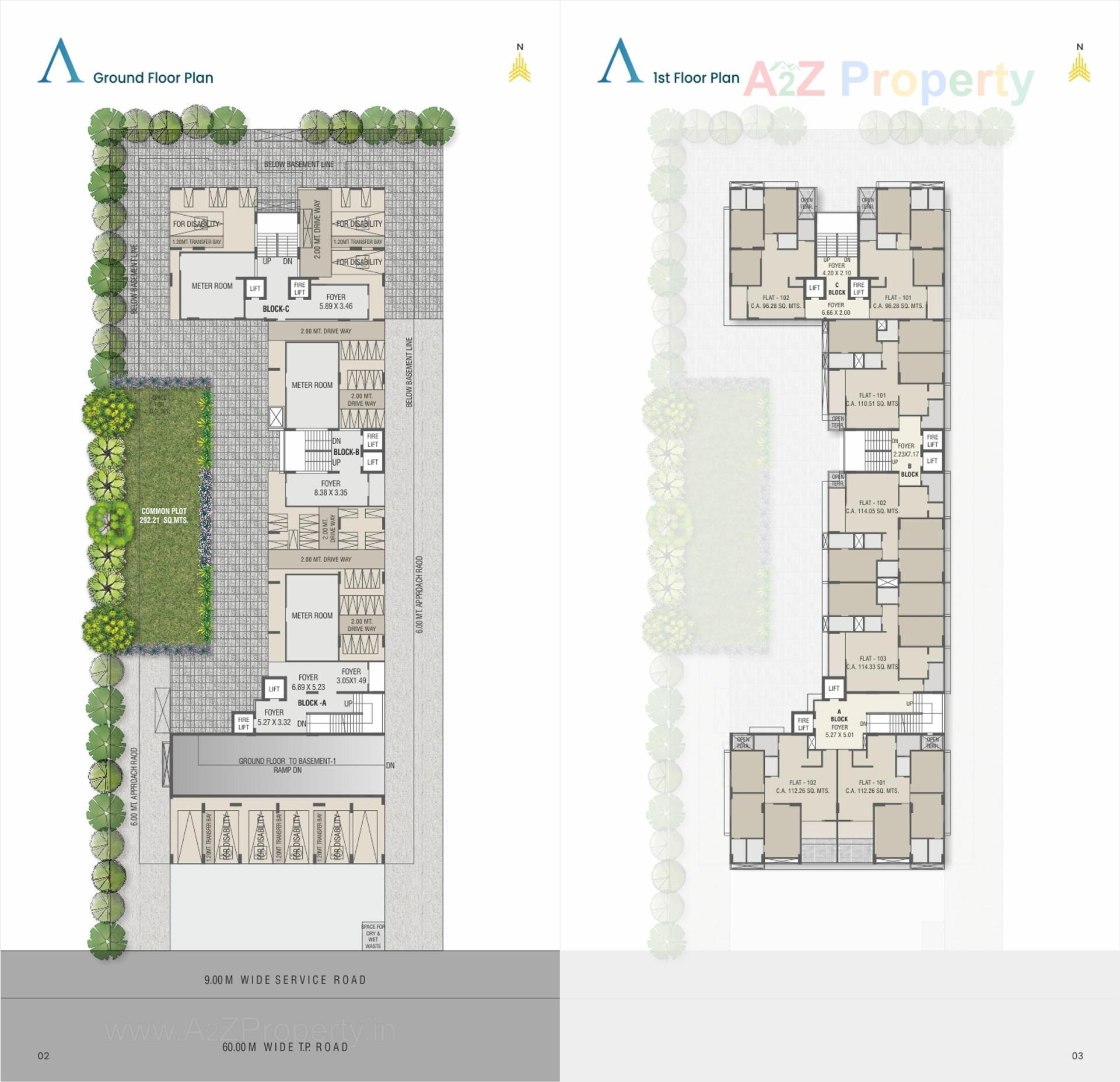Layout of real estate project Atlantis Elevate located at Khoraj, Gandhinagar, Gujarat