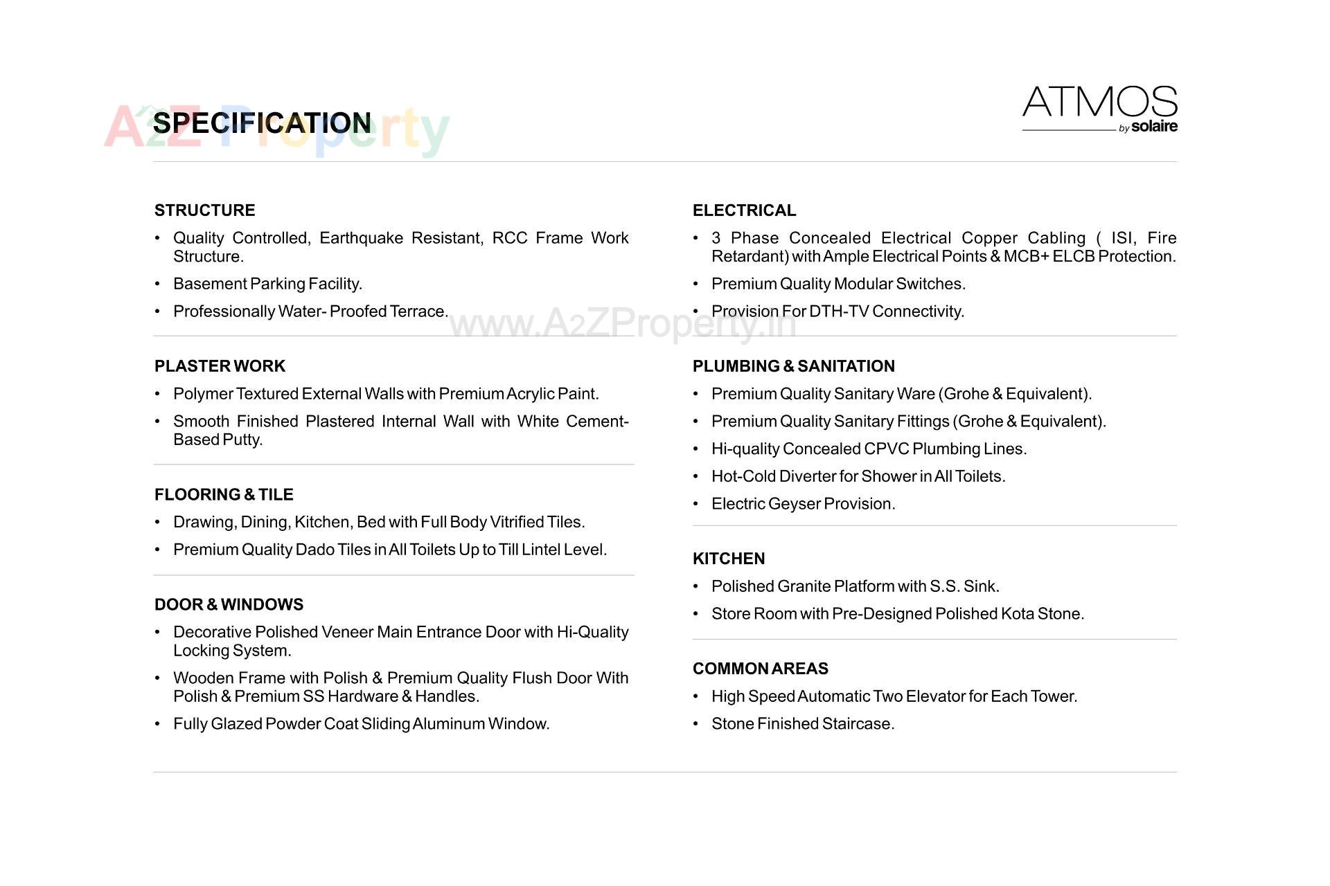  of real estate project Atmos By Solaire located at Sargasan, Gandhinagar, Gujarat