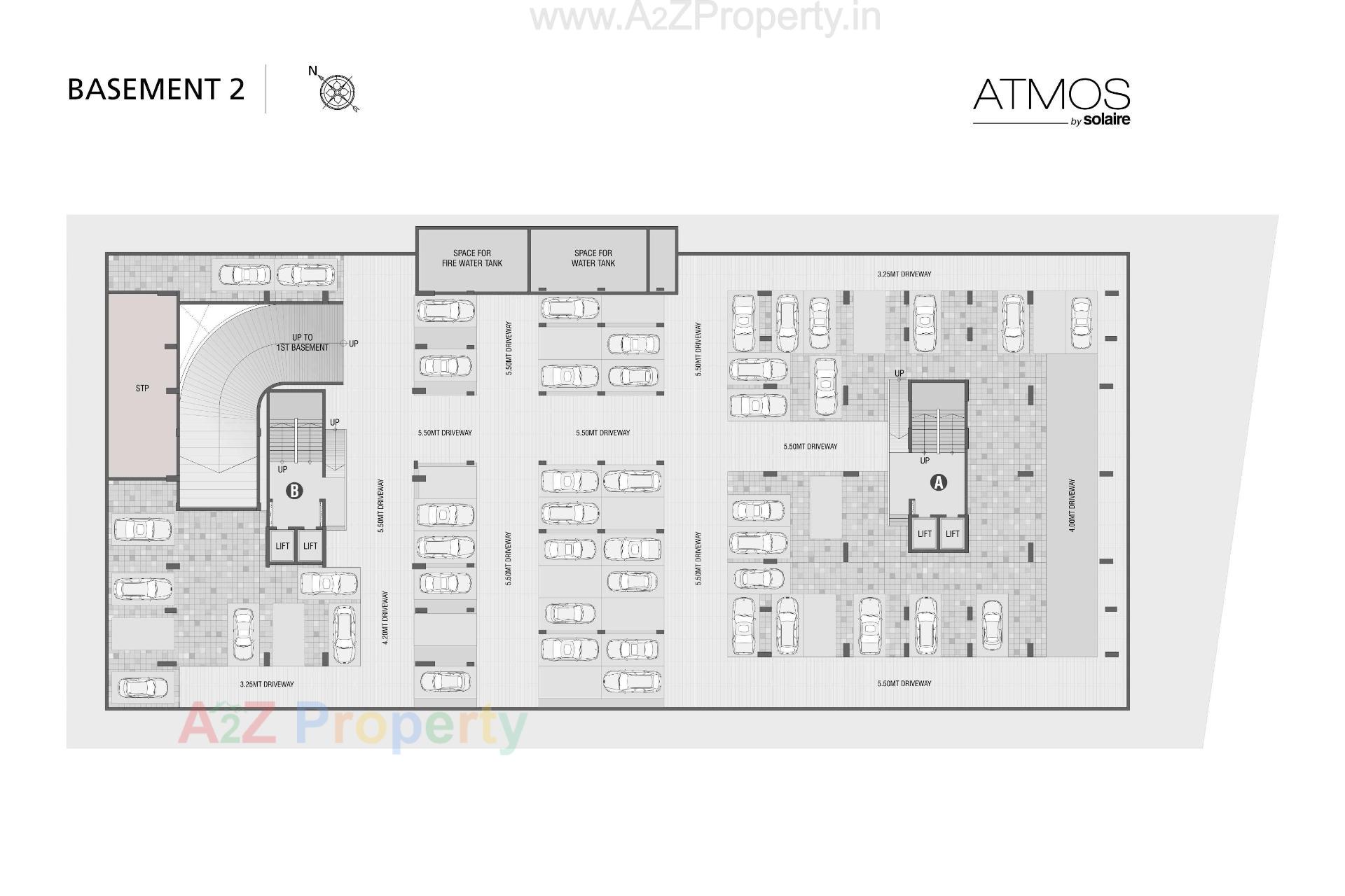 Layout of real estate project Atmos By Solaire located at Sargasan, Gandhinagar, Gujarat