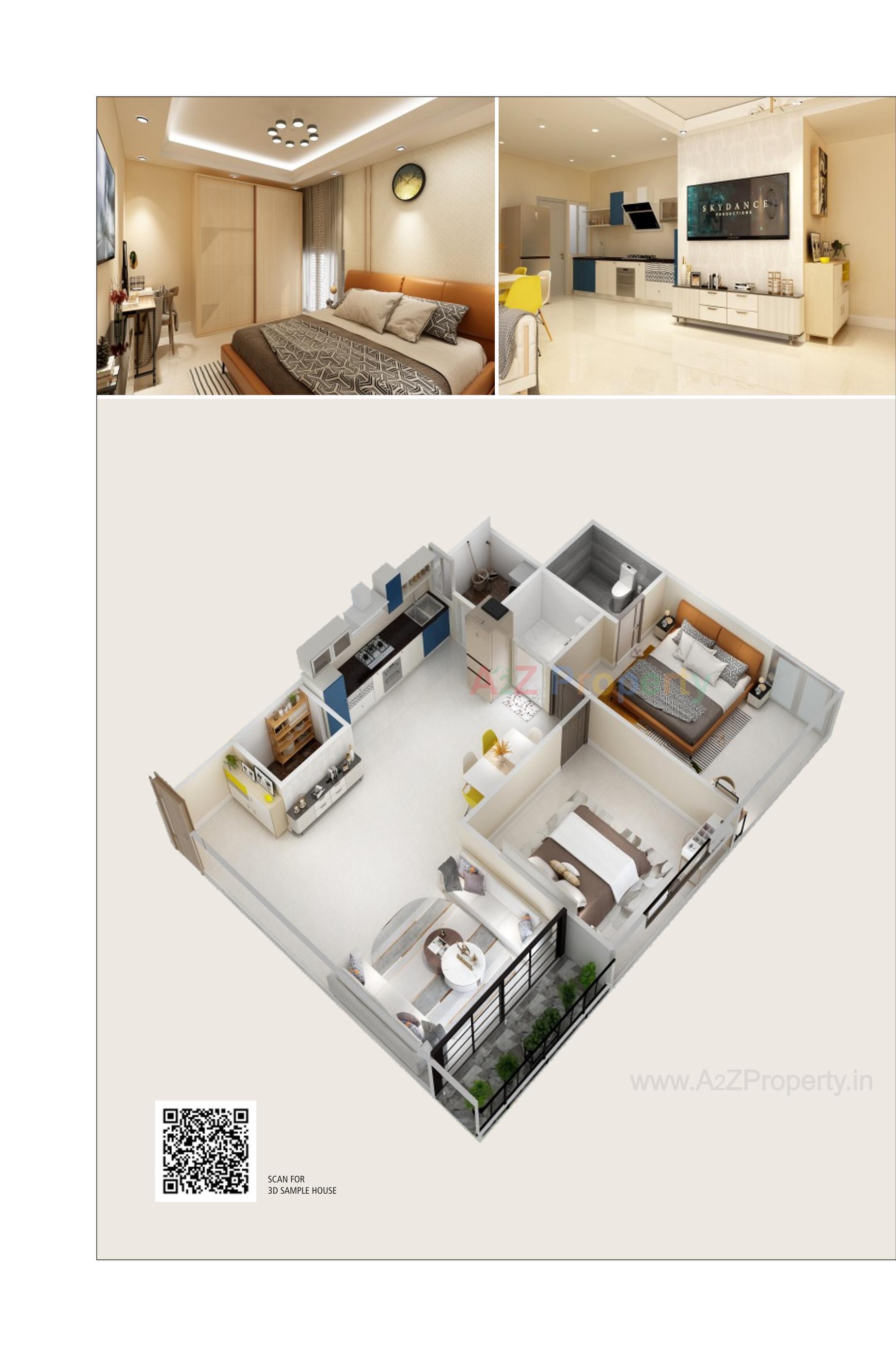 Layout of real estate project Atulya Elegance located at Vavol, Gandhinagar, Gujarat