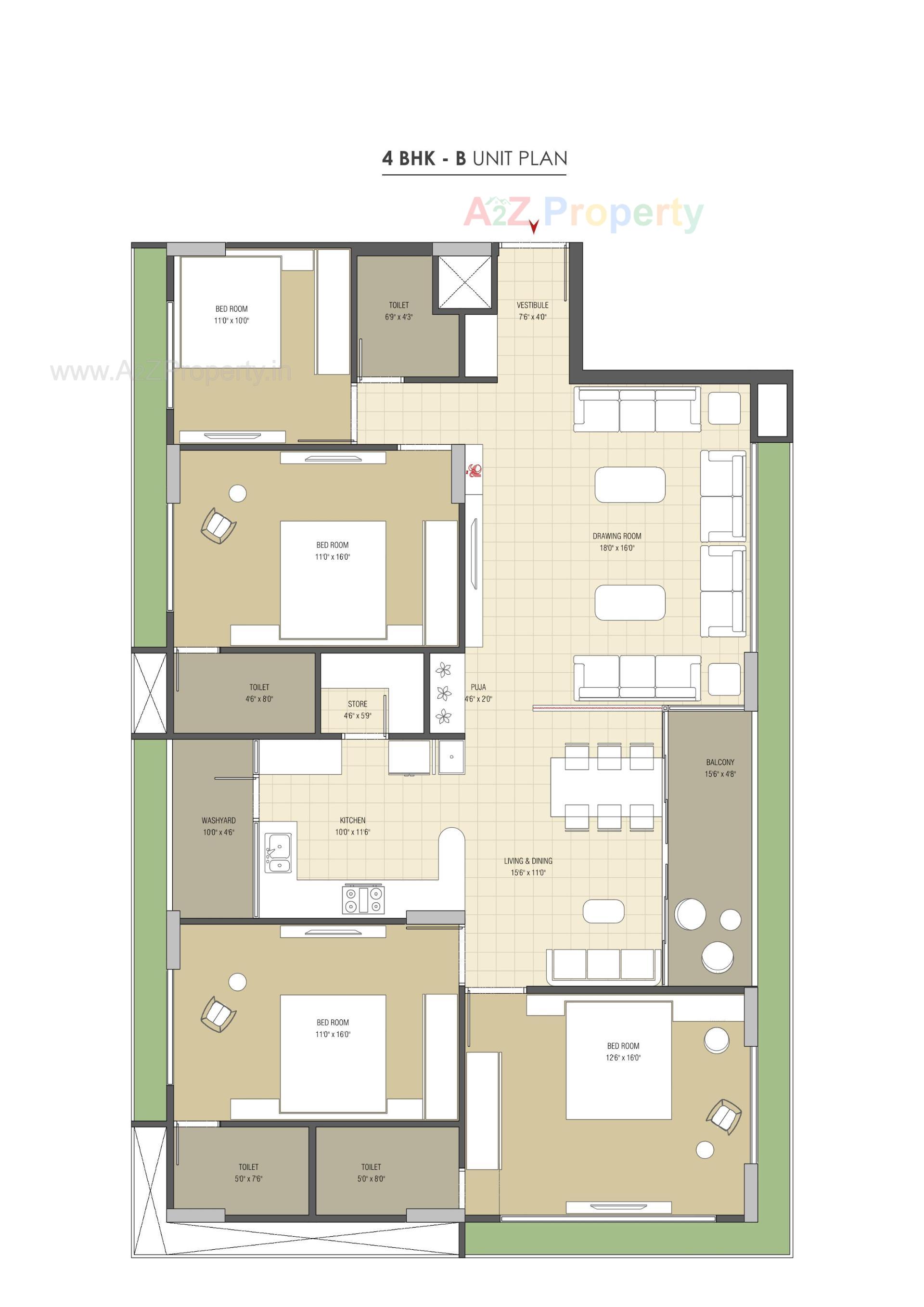 Layout of real estate project Atulyam located at Kudasan, Gandhinagar, Gujarat