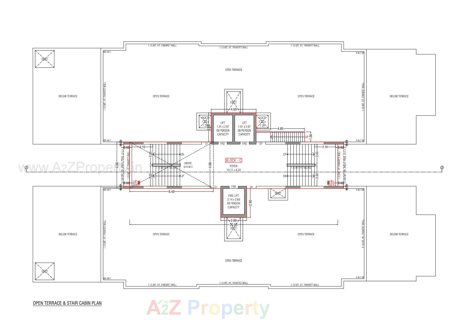 Layout of real estate project Aurelia located at Koba, Gandhinagar, Gujarat