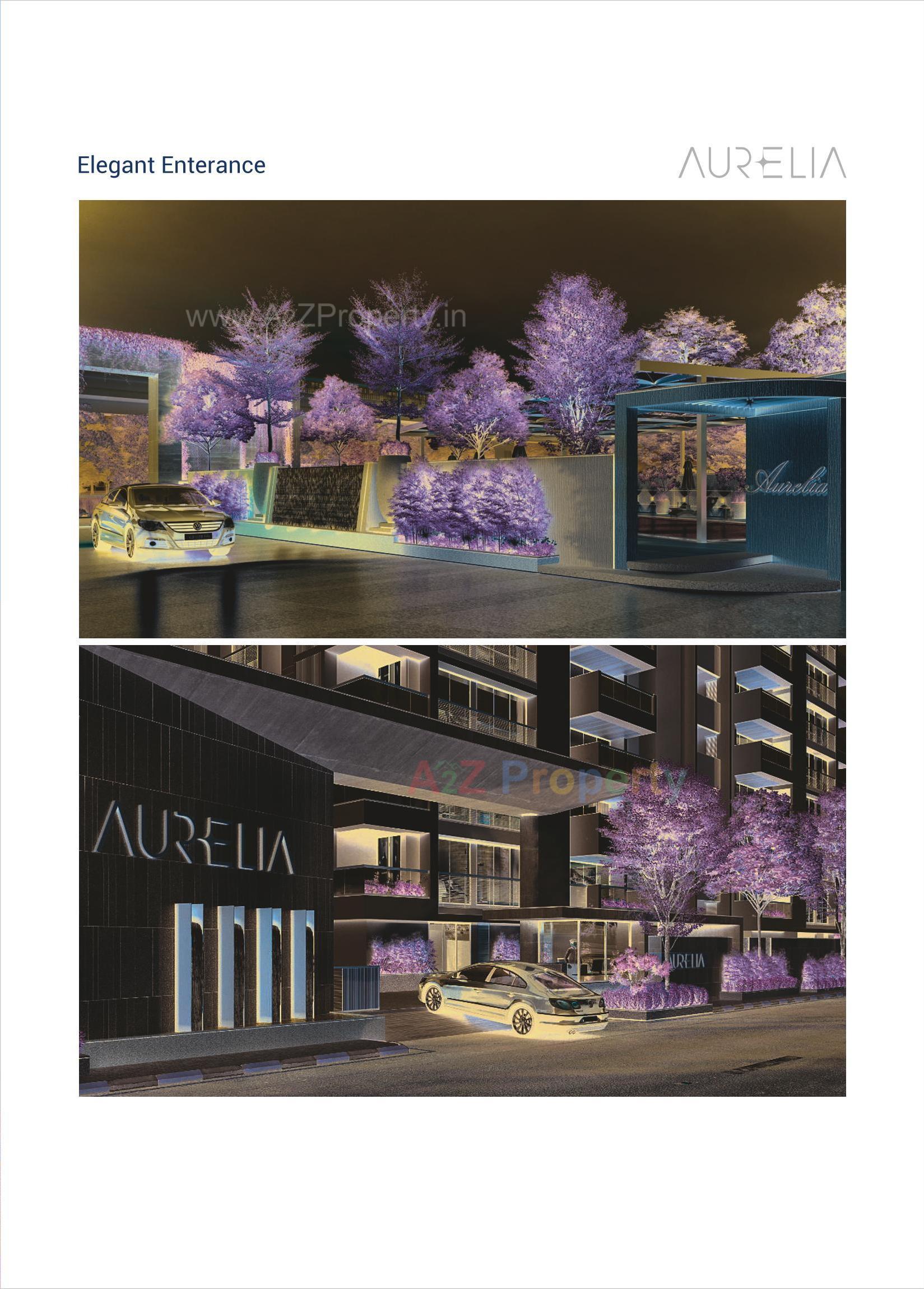 3D Elevation of real estate project Aurelia located at Koba, Gandhinagar, Gujarat