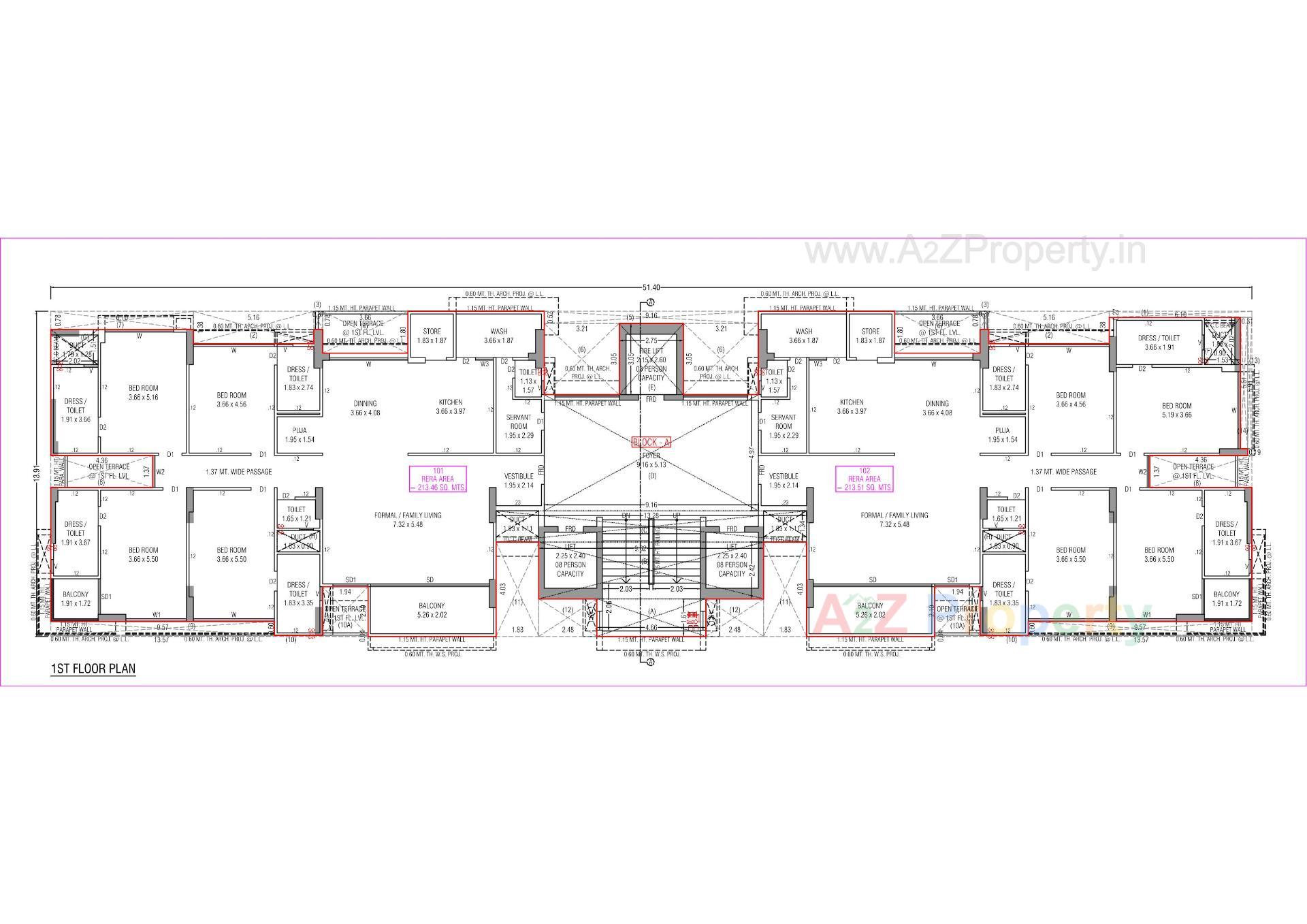 Layout of real estate project Aurelia located at Koba, Gandhinagar, Gujarat