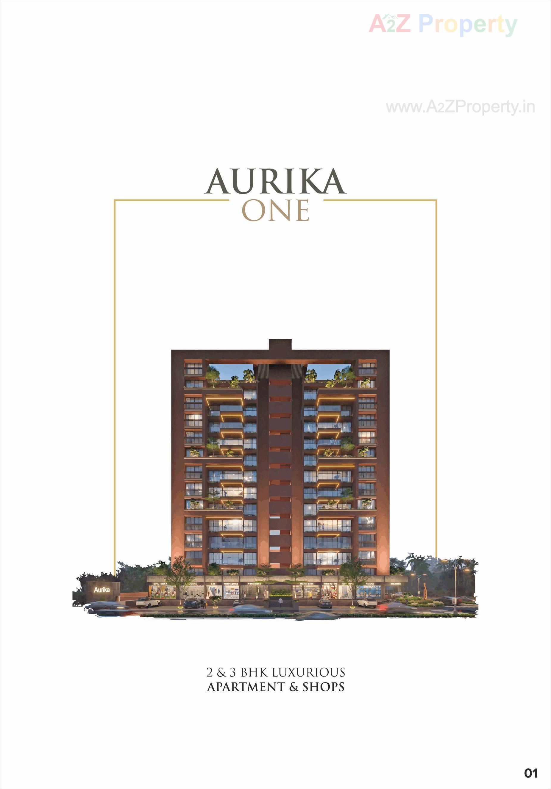  of real estate project Aurika One located at Khoraj, Gandhinagar, Gujarat