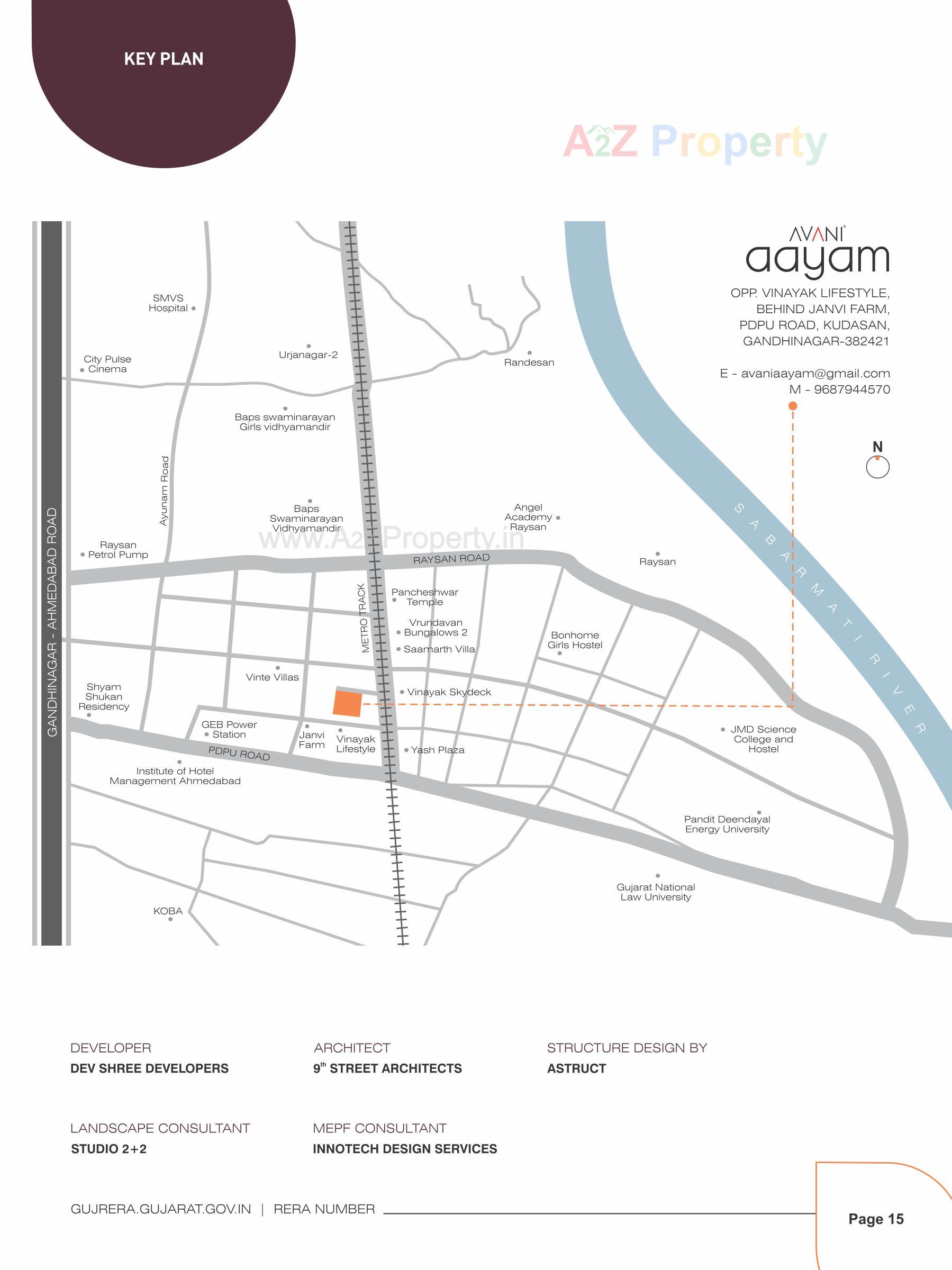  of real estate project Avani Aayam located at Raysan, Gandhinagar, Gujarat