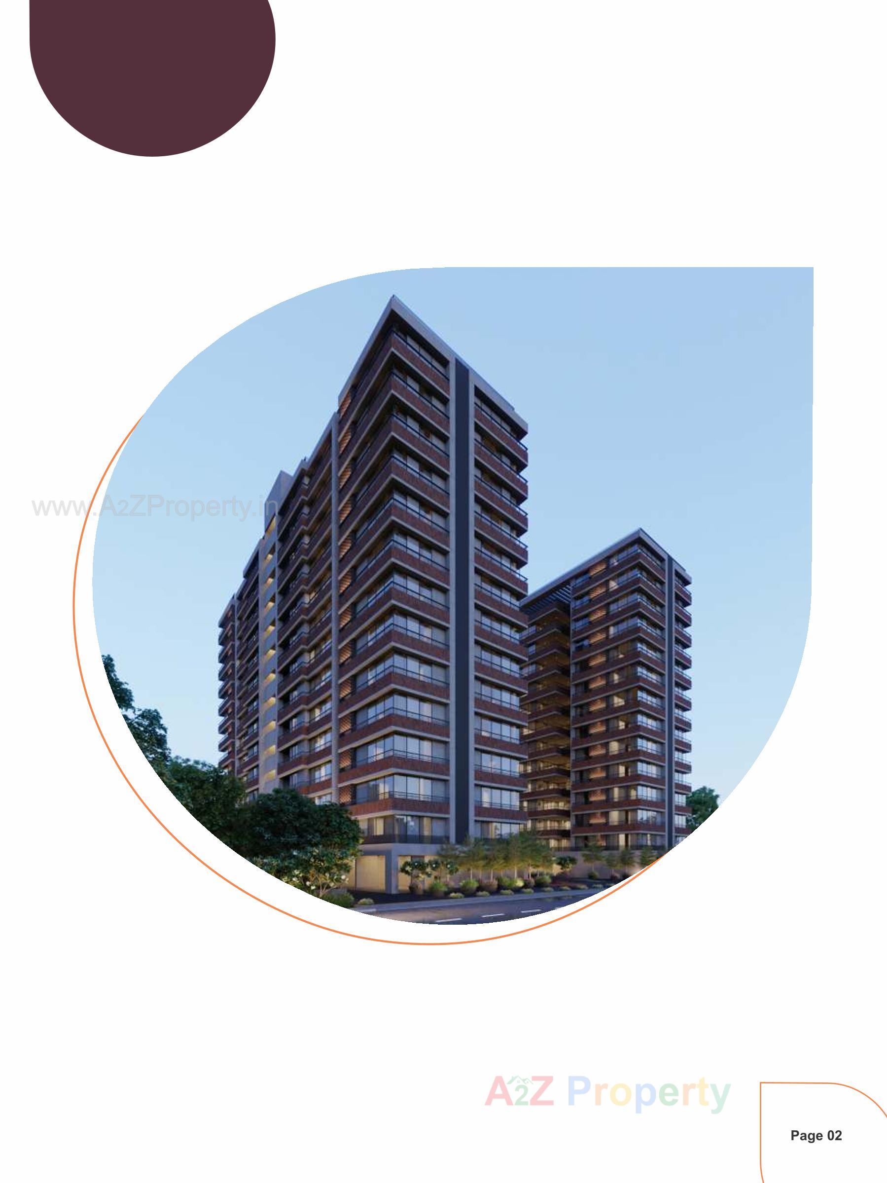 3D Elevation of real estate project Avani Aayam located at Raysan, Gandhinagar, Gujarat