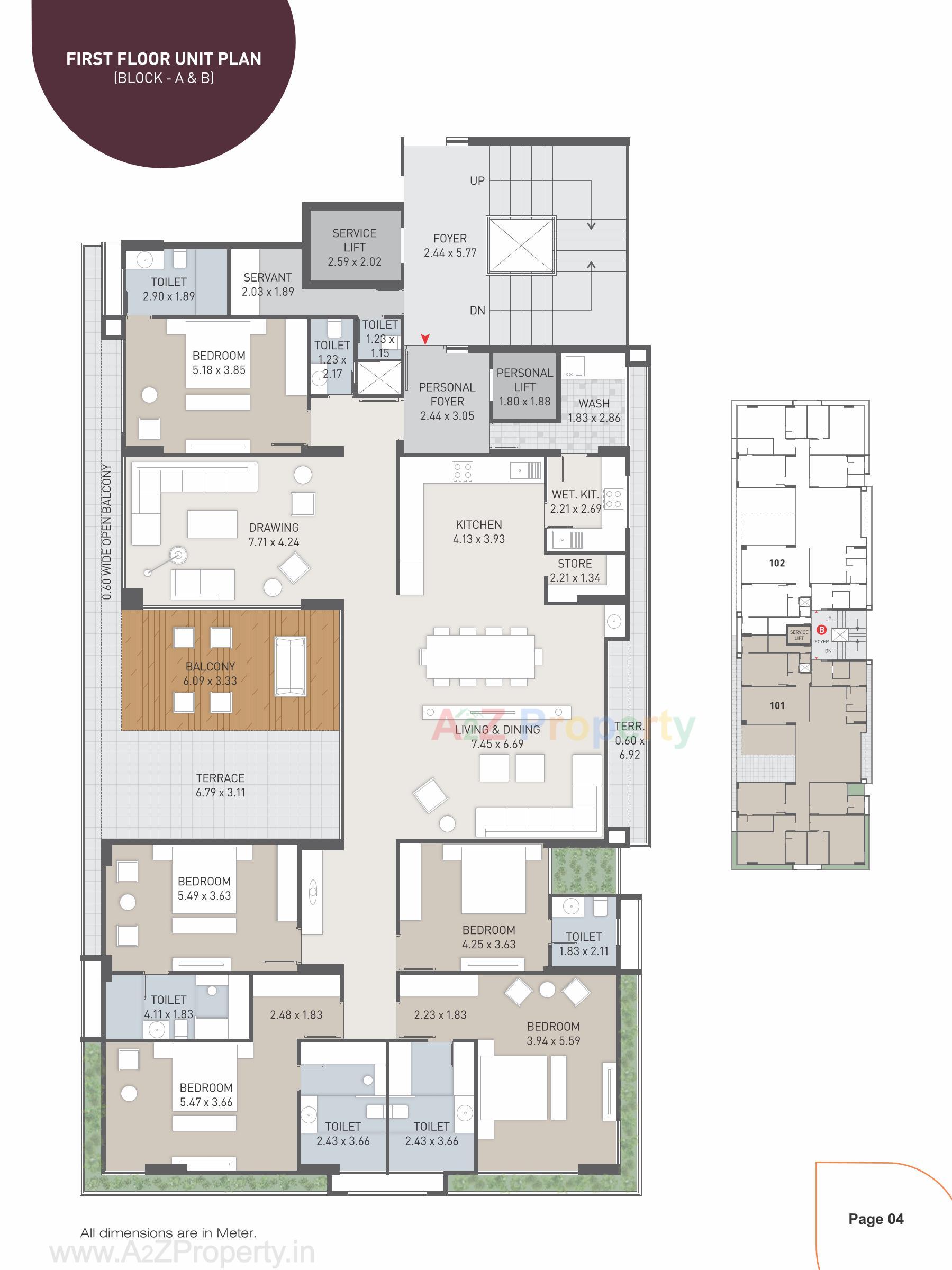 Layout of real estate project Avani Aayam located at Raysan, Gandhinagar, Gujarat