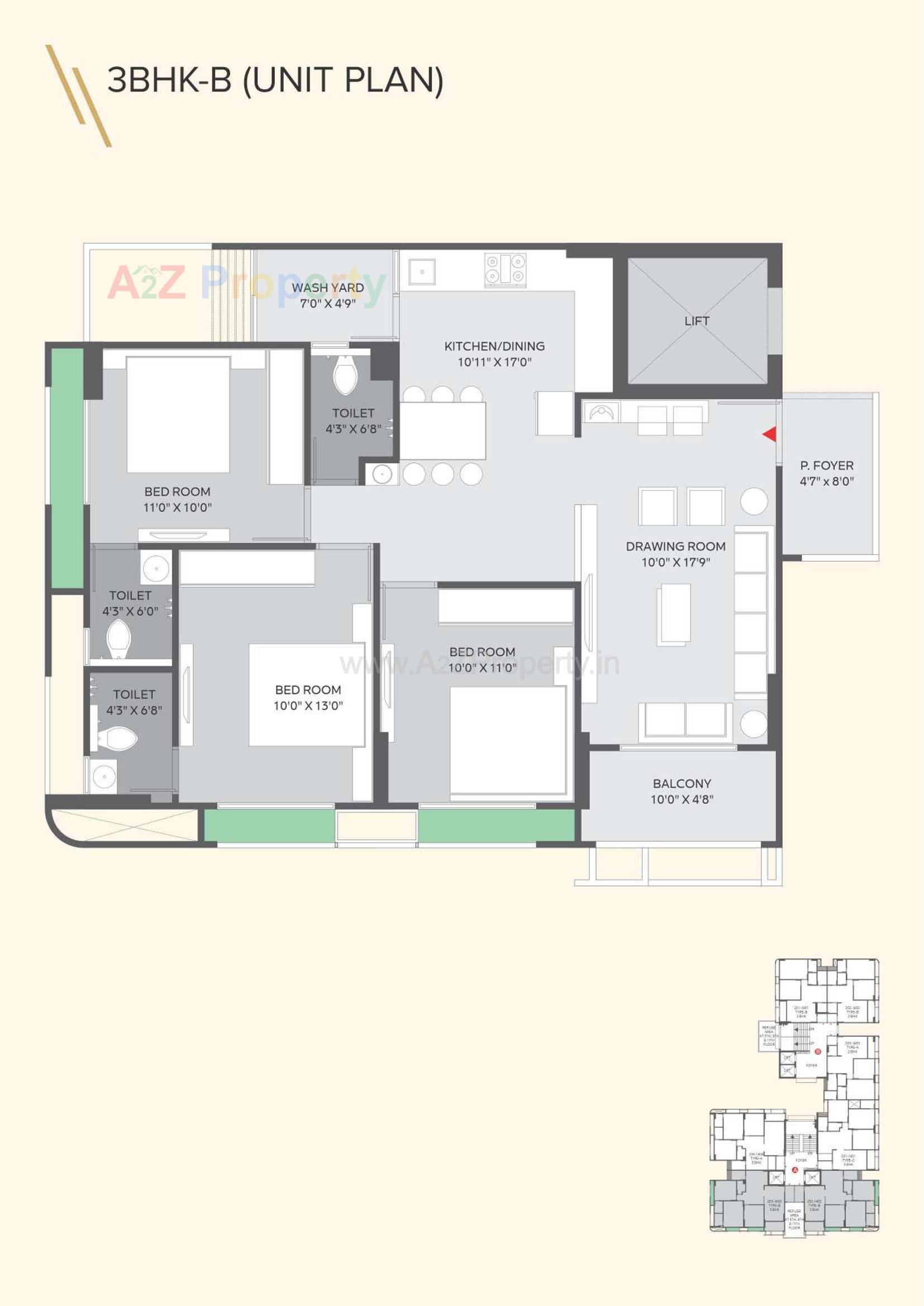Layout of real estate project Avikam Giriraj located at Zundal, Gandhinagar, Gujarat