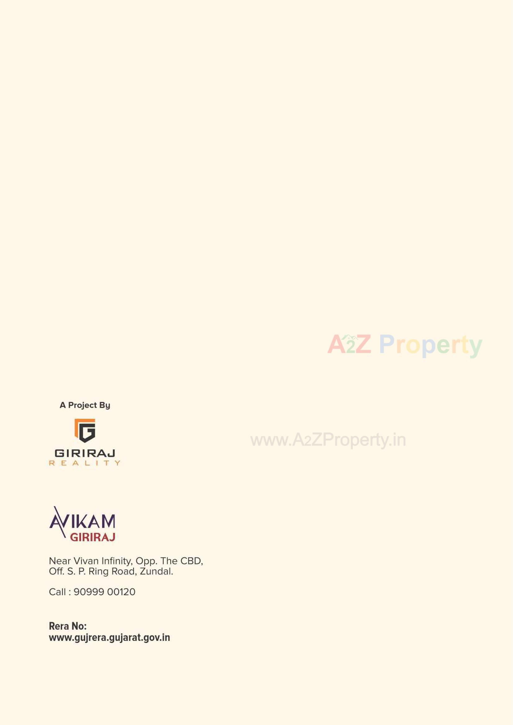  of real estate project Avikam Giriraj located at Zundal, Gandhinagar, Gujarat