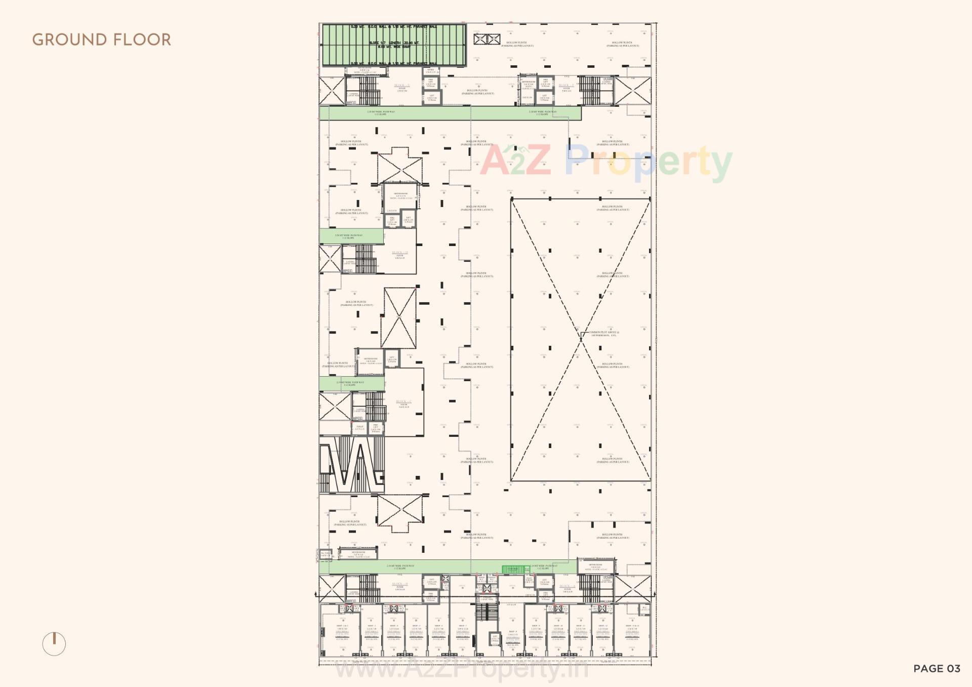 Layout of real estate project Avirat Giriraj located at Zundal, Gandhinagar, Gujarat