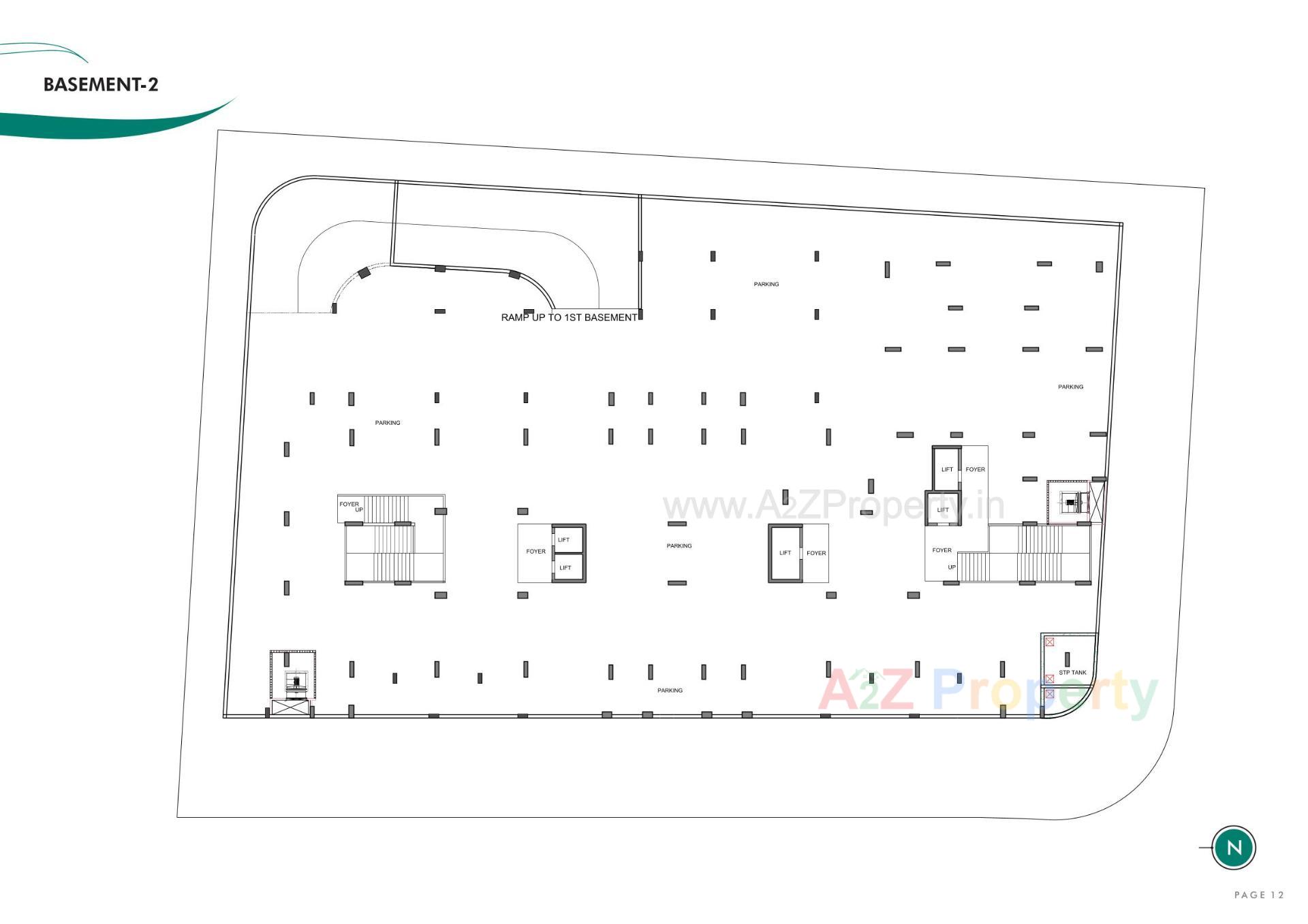 Layout of real estate project Ayunam Sarita located at Randesan, Gandhinagar, Gujarat