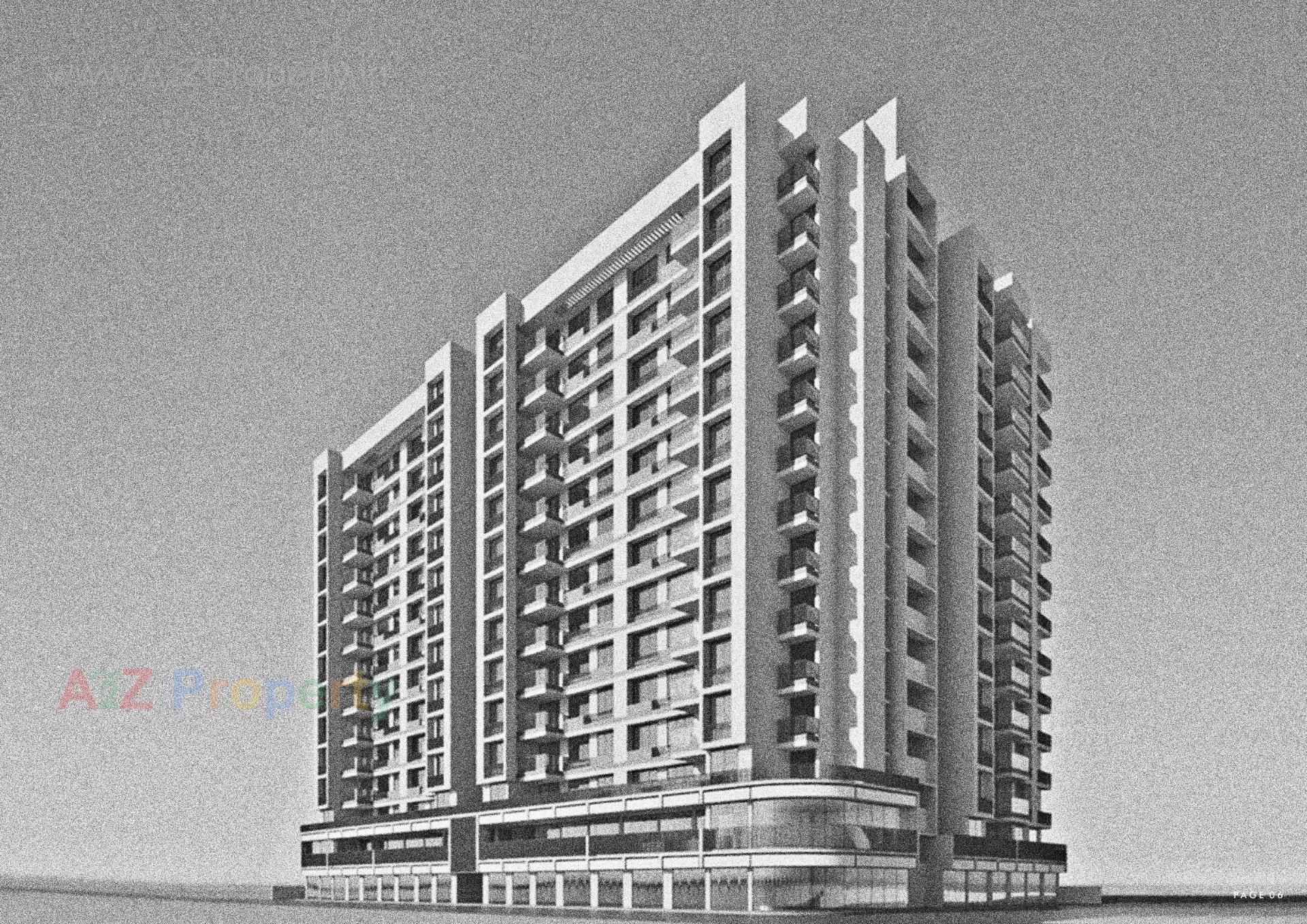 3D Elevation of real estate project Ayunam Sarita located at Randesan, Gandhinagar, Gujarat