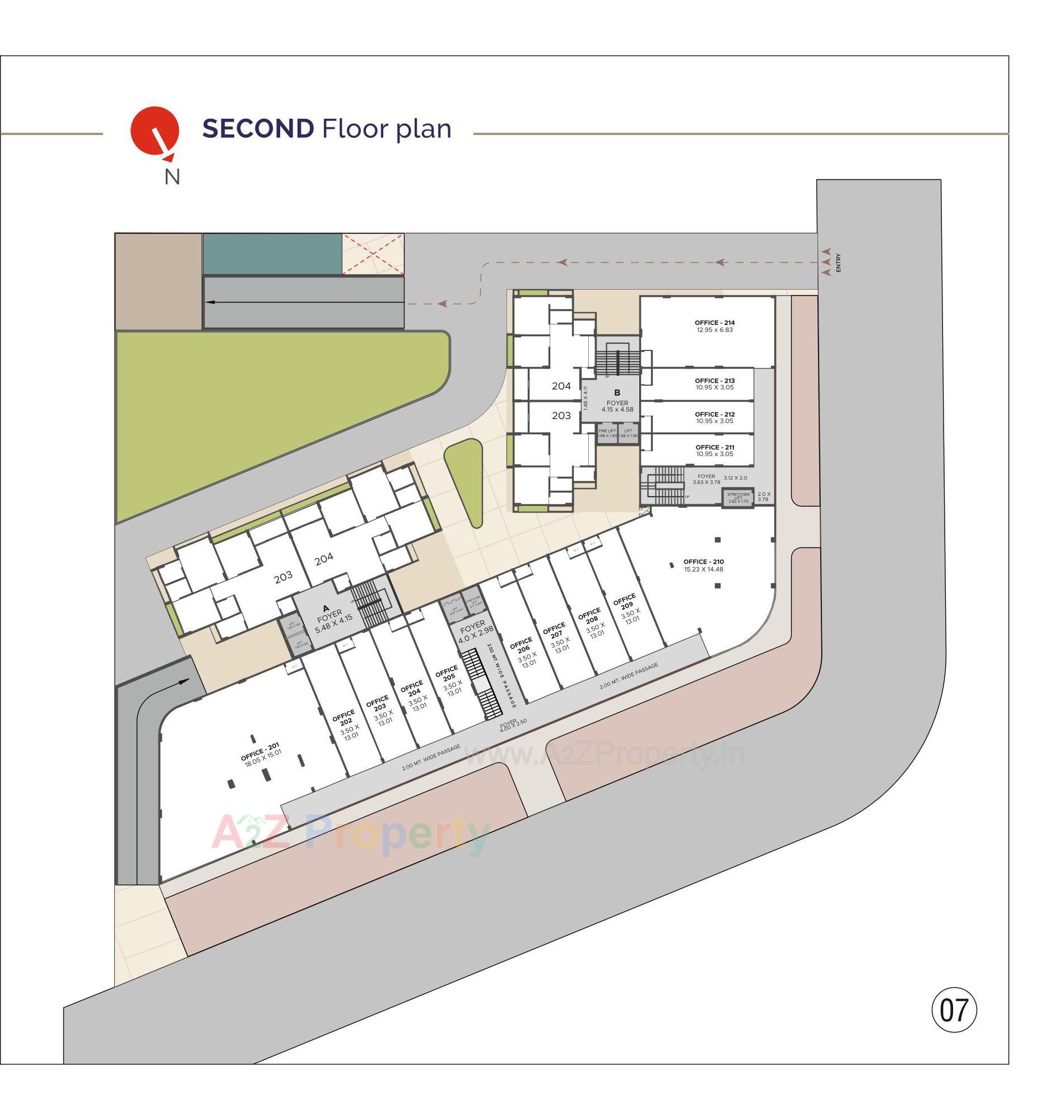 Layout of real estate project Balmukund Pride located at Dahegam, Gandhinagar, Gujarat