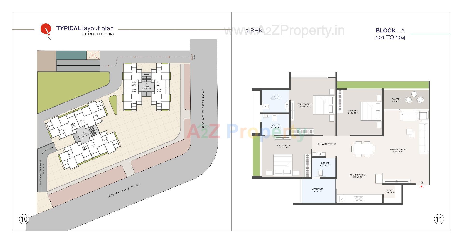 Layout of real estate project Balmukund Pride located at Dahegam, Gandhinagar, Gujarat