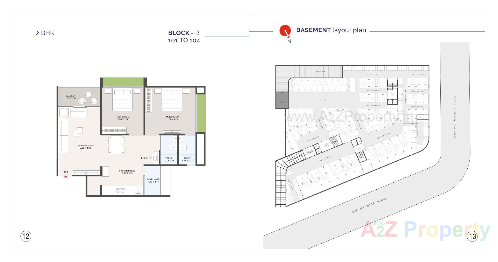 Layout of real estate project Balmukund Pride located at Dahegam, Gandhinagar, Gujarat