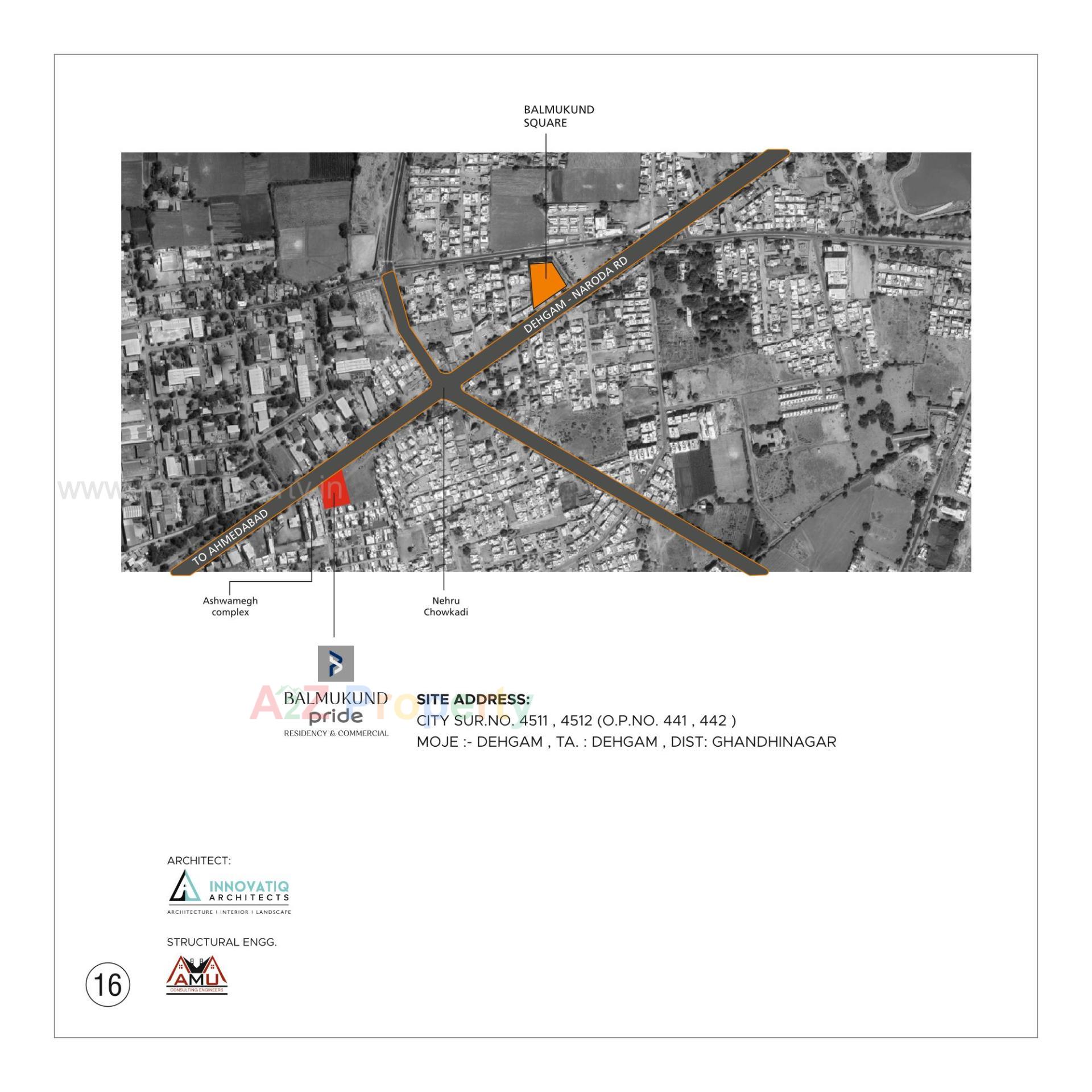  of real estate project Balmukund Pride located at Dahegam, Gandhinagar, Gujarat