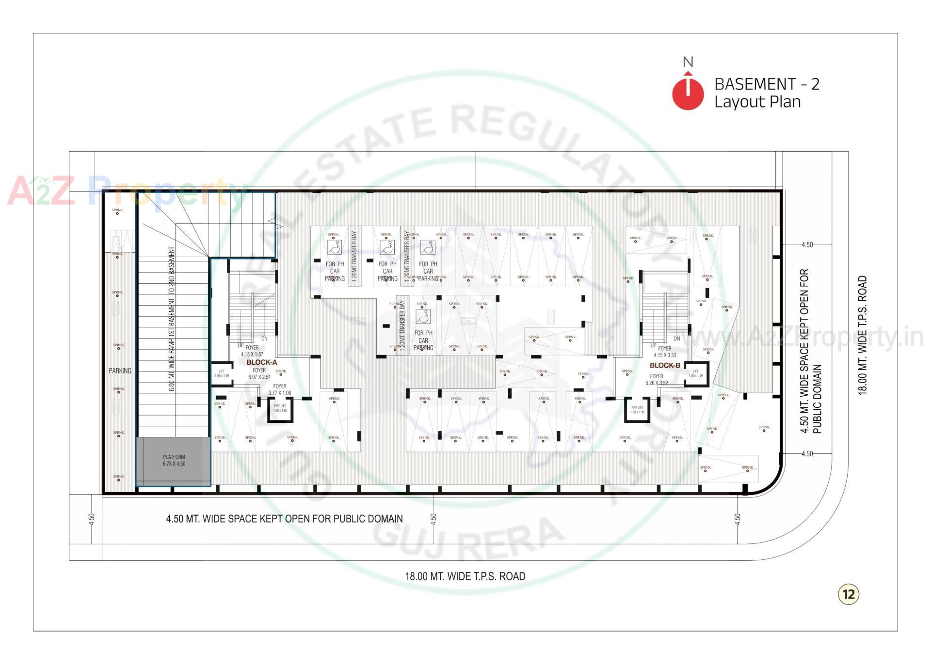 Layout of real estate project Balmukund Zest located at Randesan, Gandhinagar, Gujarat