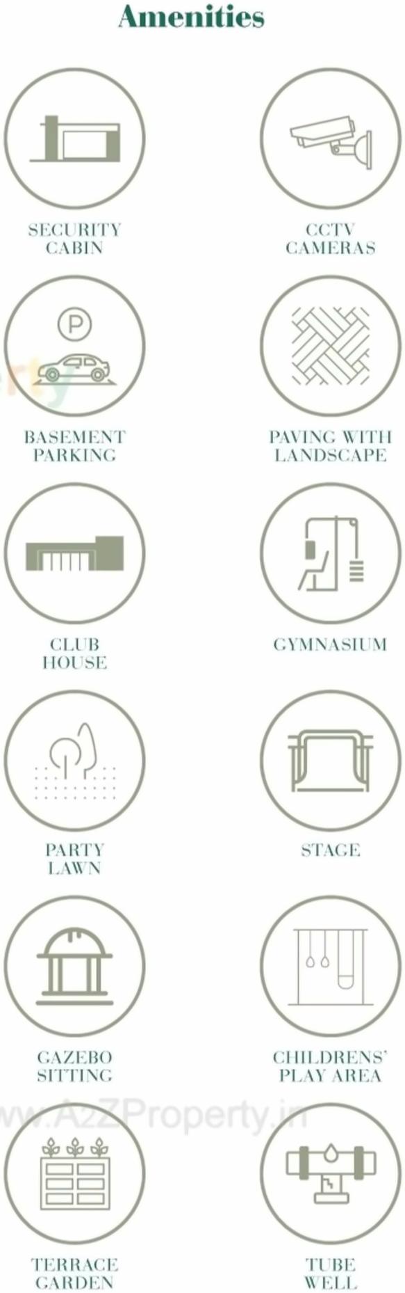 Amenities of Bansari Greencity