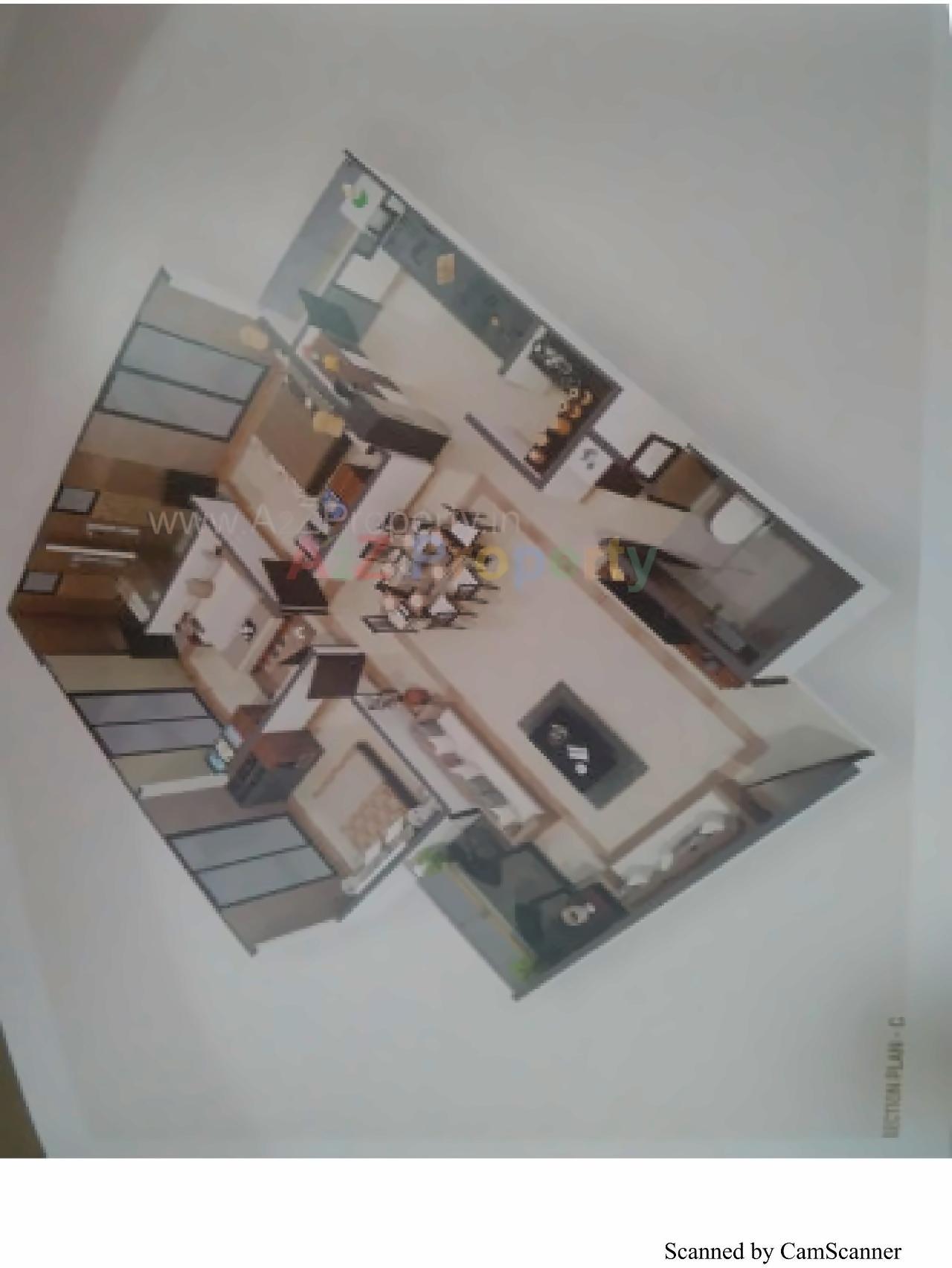 Layout of real estate project Bansari Height located at Nana-chiloda, Gandhinagar, Gujarat