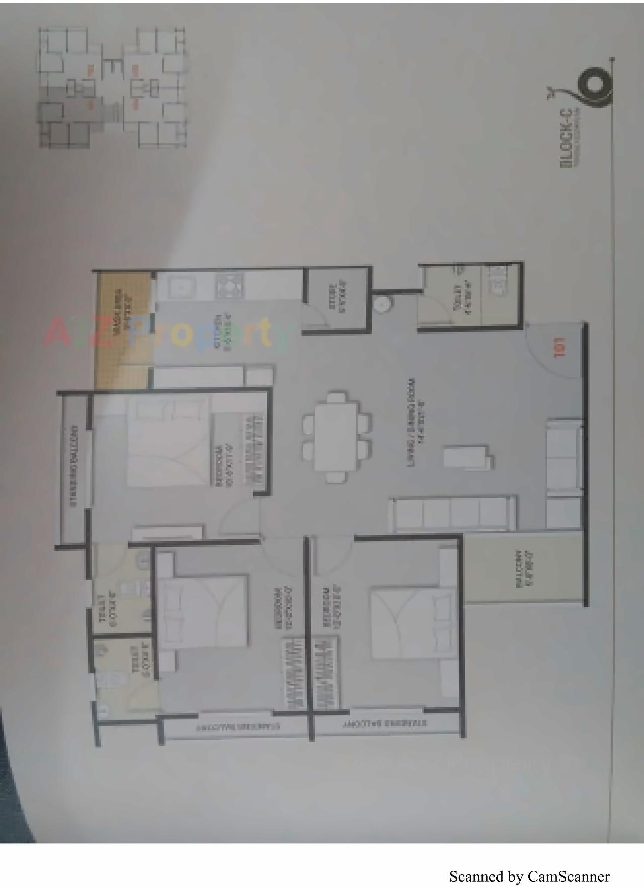 Layout of real estate project Bansari Height located at Nana-chiloda, Gandhinagar, Gujarat