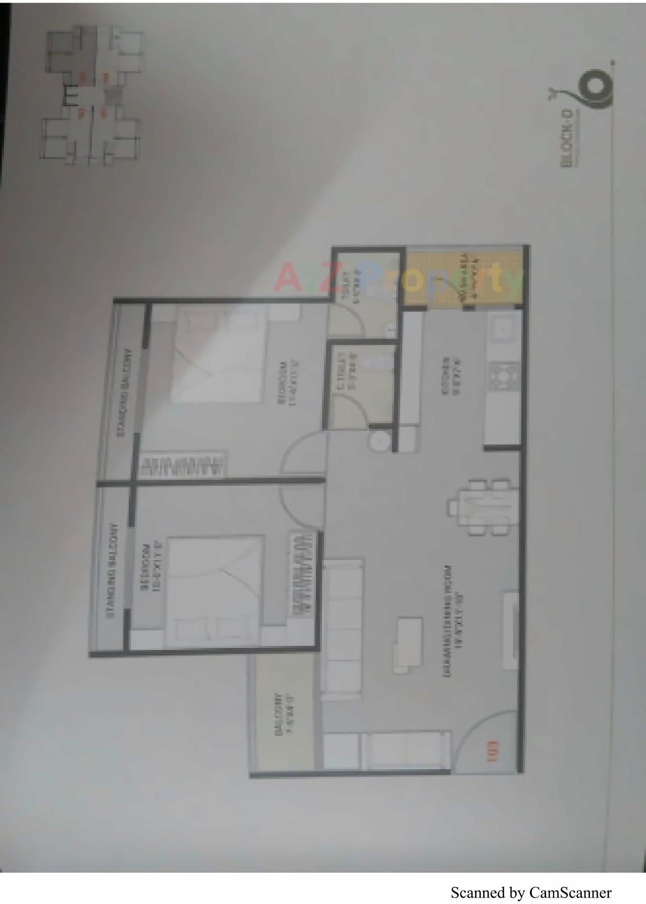 Layout of real estate project Bansari Height located at Nana-chiloda, Gandhinagar, Gujarat