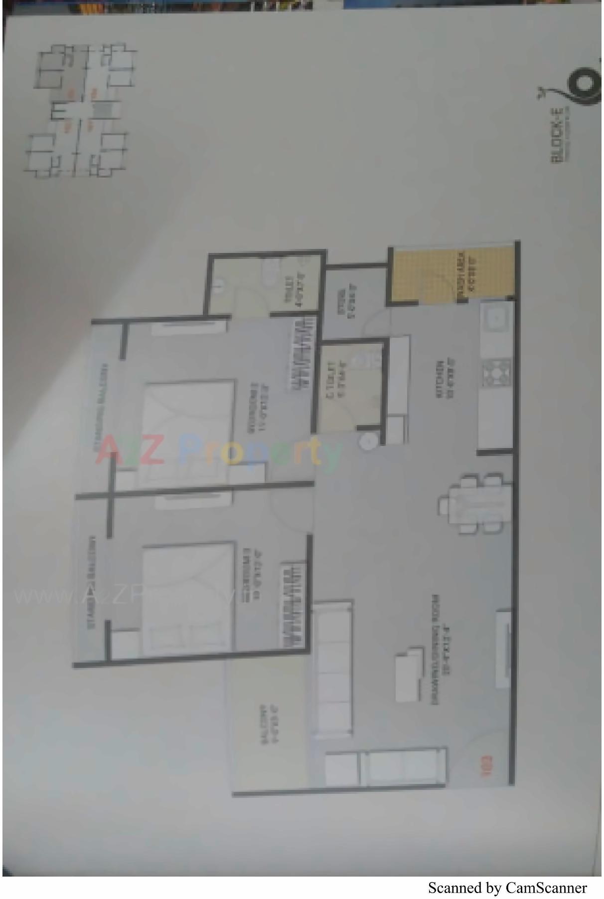 Layout of real estate project Bansari Height located at Nana-chiloda, Gandhinagar, Gujarat