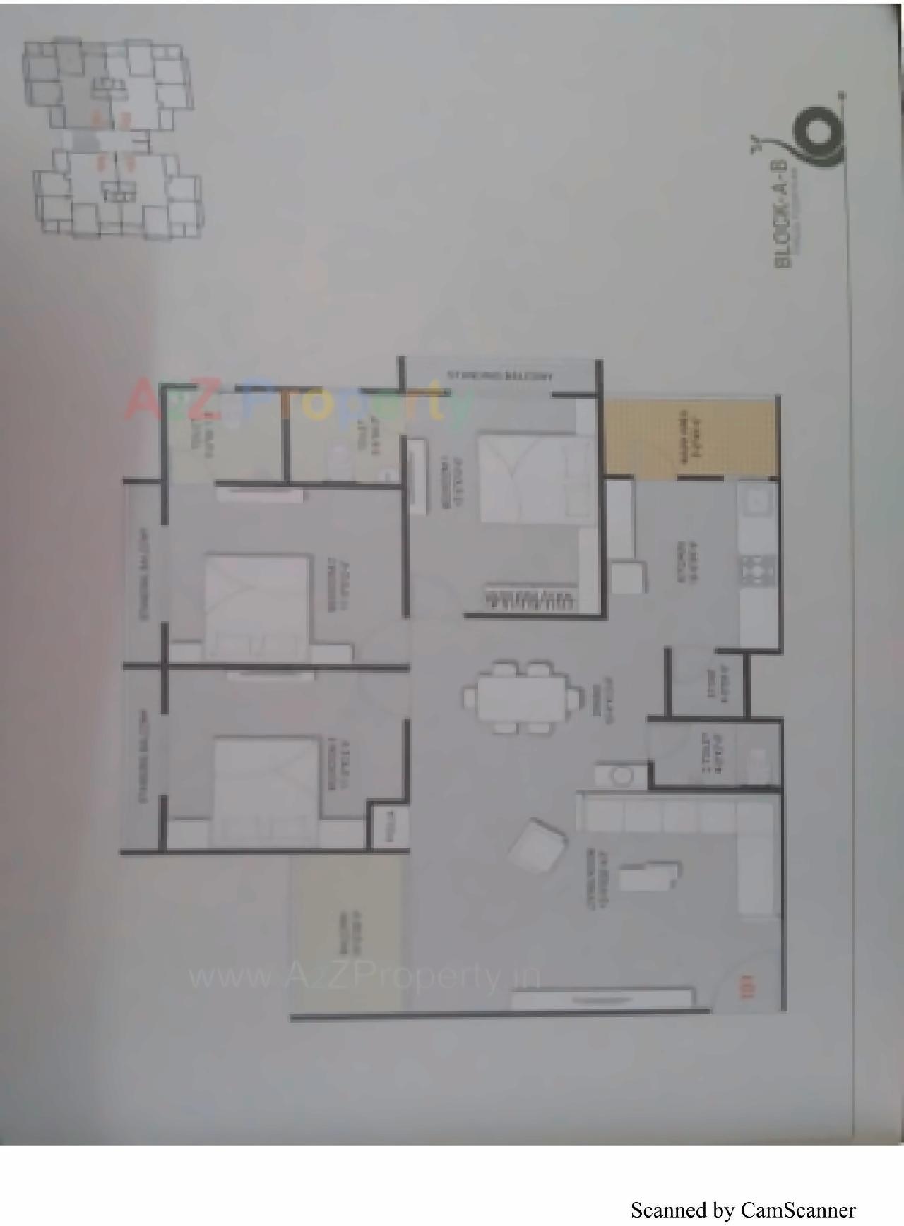 Layout of real estate project Bansari Height located at Nana-chiloda, Gandhinagar, Gujarat