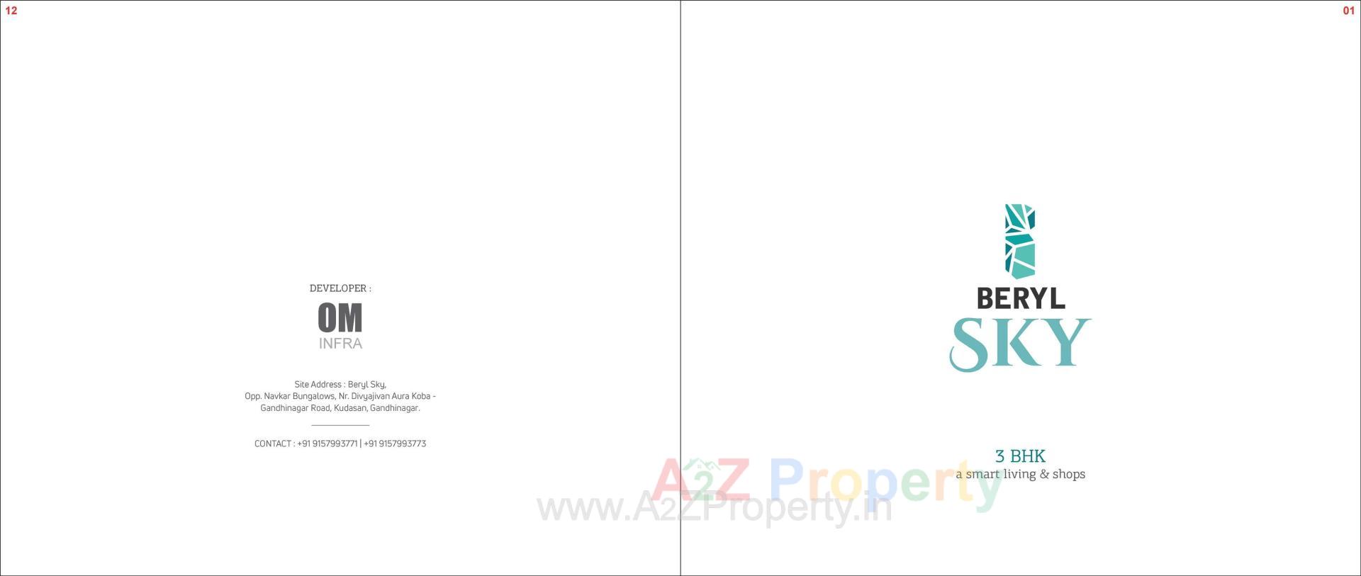  of real estate project Beryl Sky located at Kudasan, Gandhinagar, Gujarat