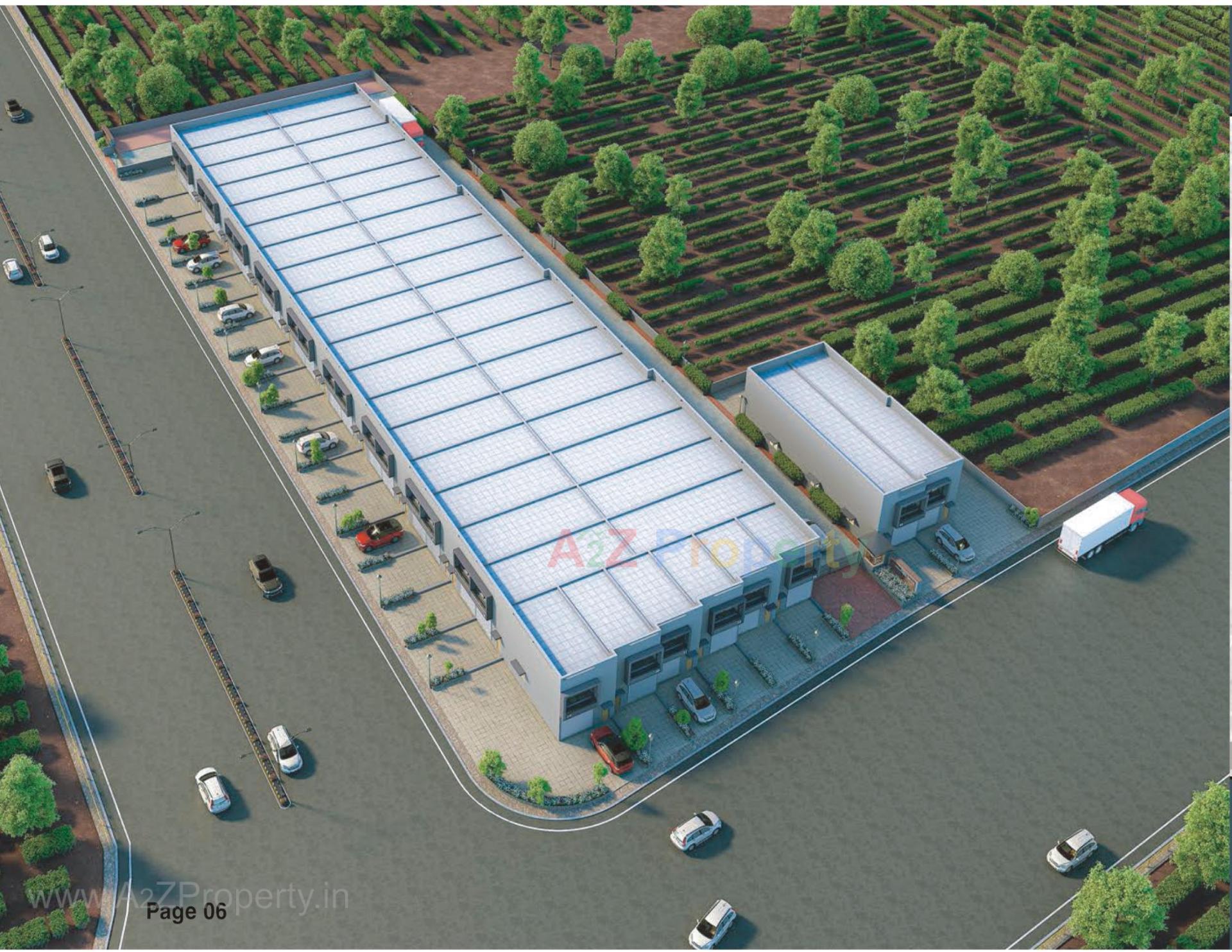 3D Elevation of real estate project Best Industrial Park located at Ranasan, Gandhinagar, Gujarat