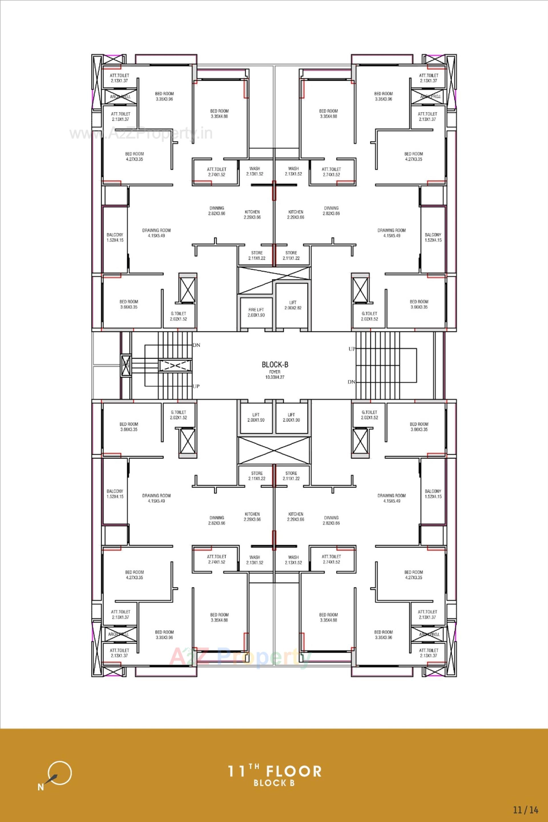 Layout of real estate project Beverly Heights located at Por, Gandhinagar, Gujarat