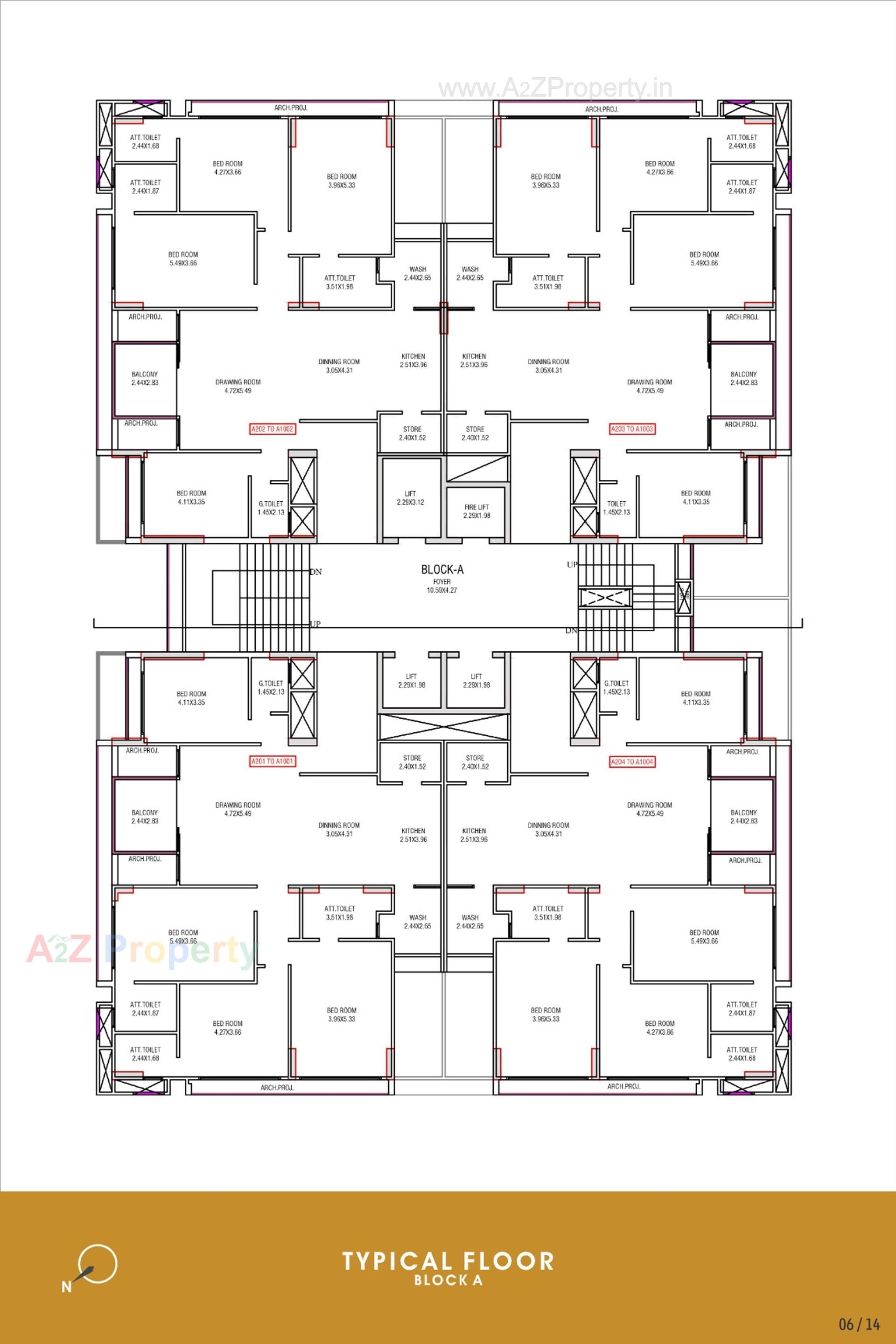 Layout of real estate project Beverly Heights located at Por, Gandhinagar, Gujarat