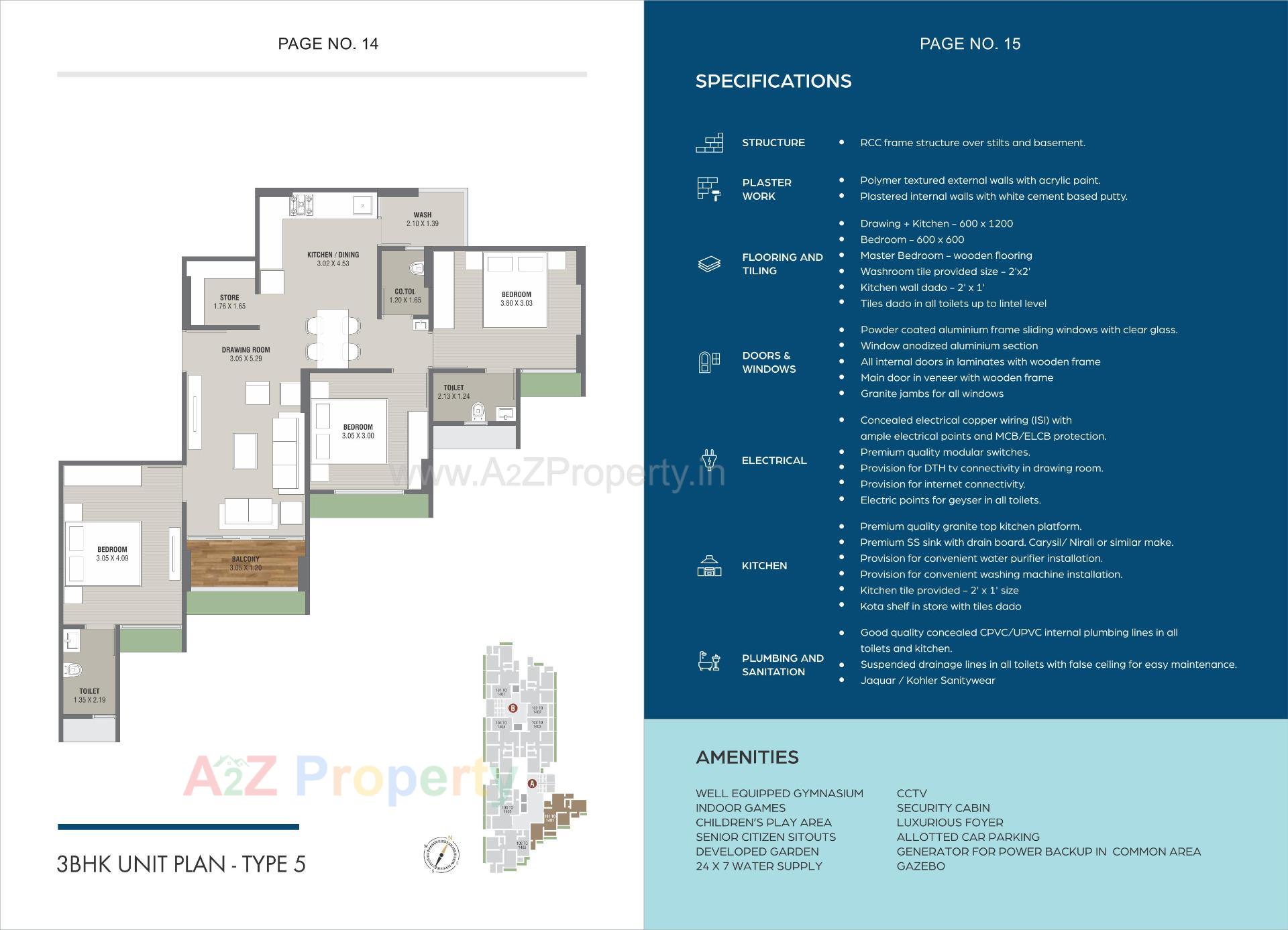Layout of real estate project Blue Ocean located at Amiyapur, Gandhinagar, Gujarat
