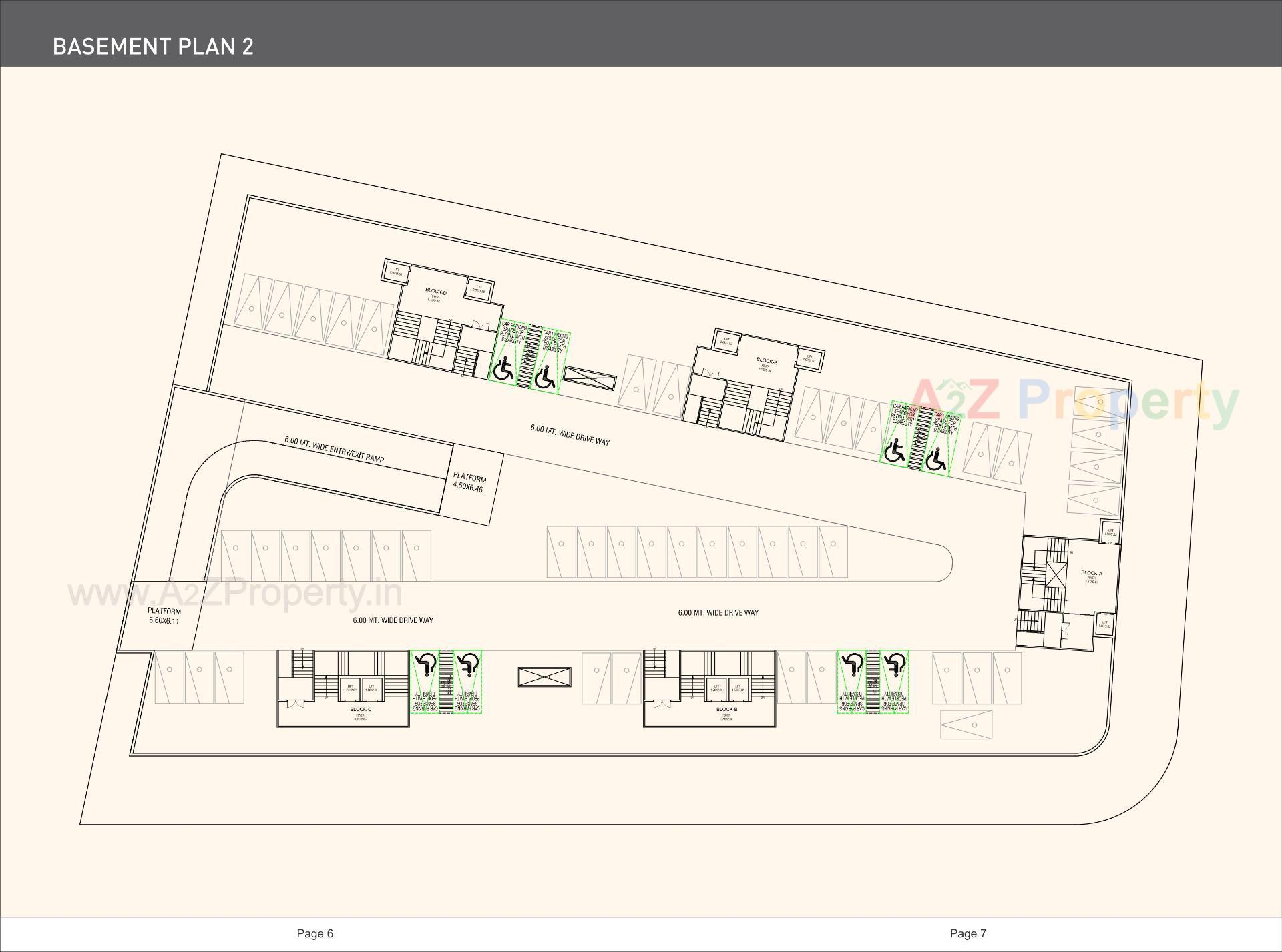 Layout of real estate project Bosky Sanelite located at Gandhinagar, Gandhinagar, Gujarat