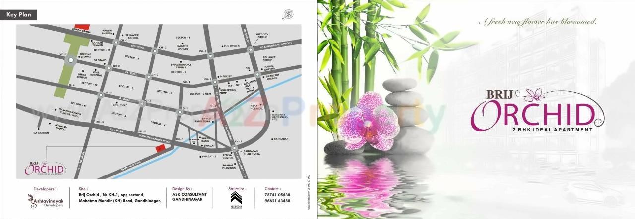  of real estate project Brij Orchid located at Vavol, Gandhinagar, Gujarat