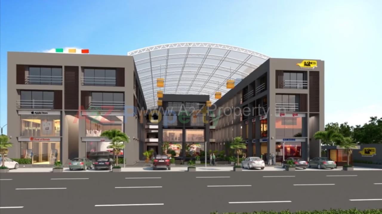 3D Elevation of real estate project Buiness Park located at Raisan, Gandhinagar, Gujarat