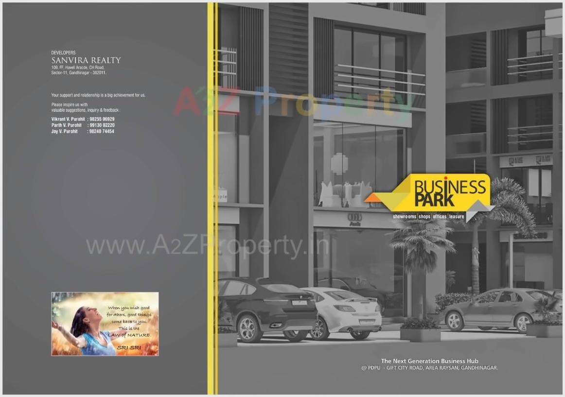  of real estate project Buiness Park located at Raisan, Gandhinagar, Gujarat