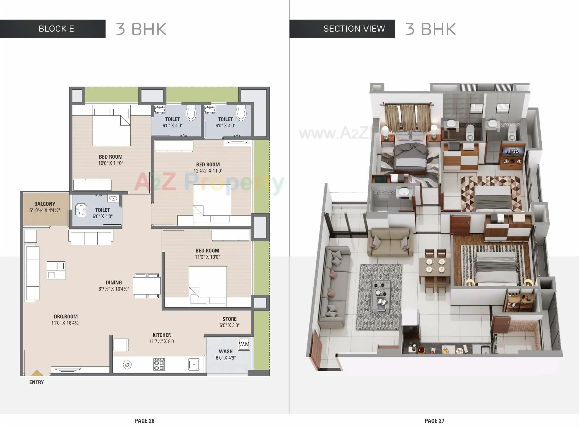 Layout of real estate project Capital Crown located at Gandhinagar, Gandhinagar, Gujarat