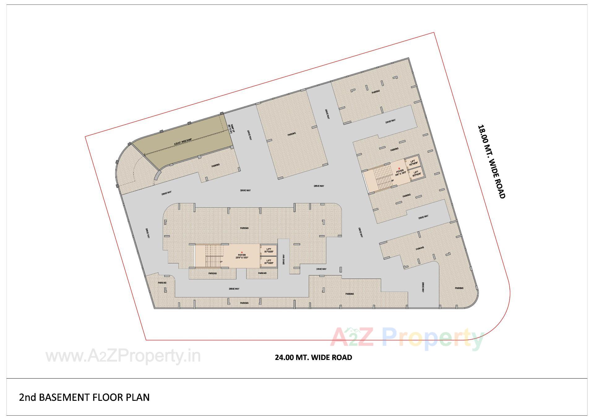 Layout of real estate project Capstone Zuri located at Zundal, Gandhinagar, Gujarat