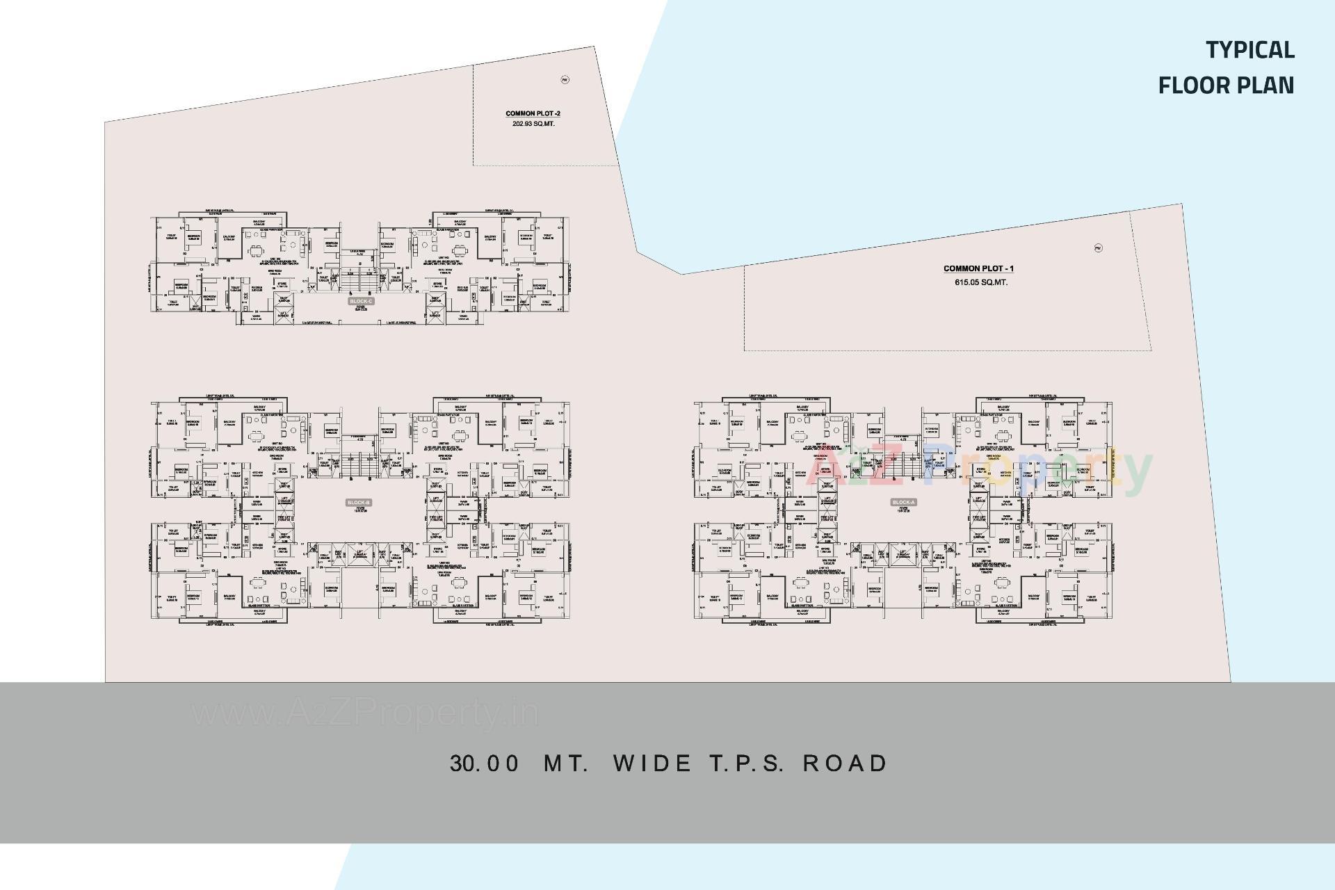 Layout of real estate project Casa Supremo located at Sughad, Gandhinagar, Gujarat