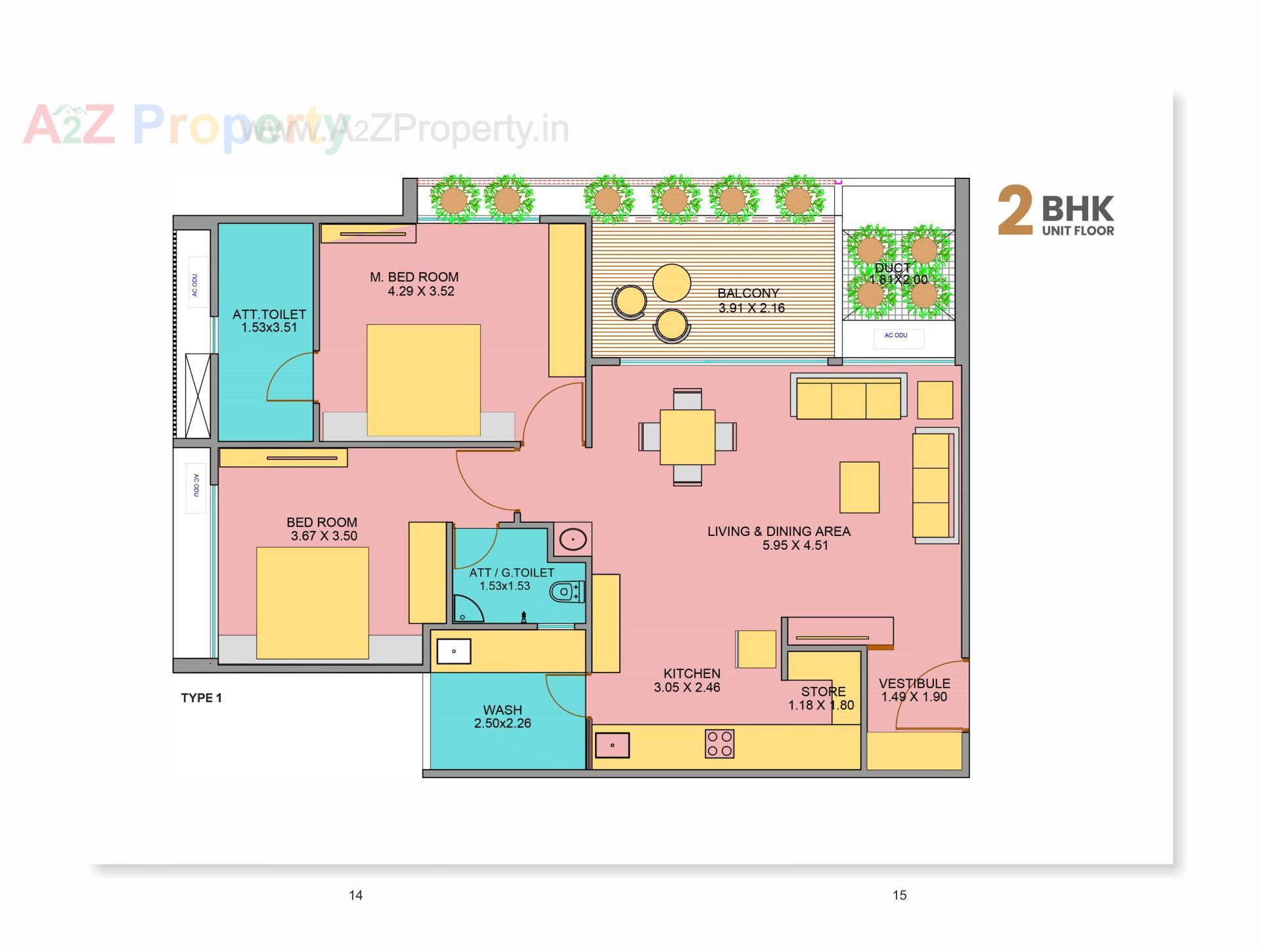 Layout of real estate project Centre Point located at Kudasan, Gandhinagar, Gujarat