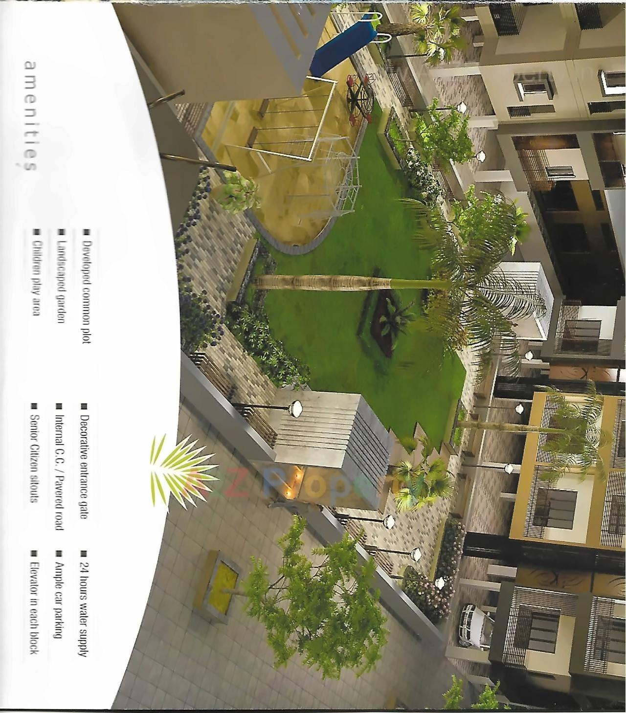3D Elevation of real estate project Chiloda Greens   ,s A, located at Chiloda, Gandhinagar, Gujarat