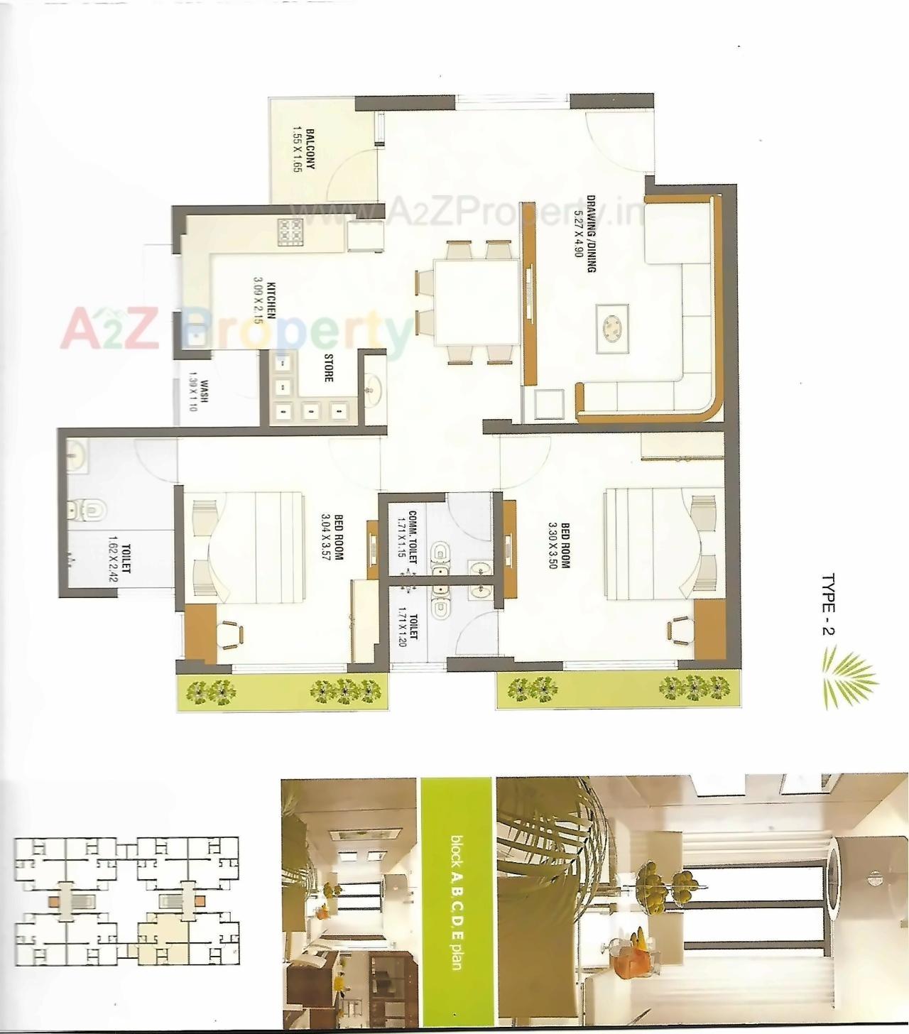 Layout of real estate project Chiloda Greens   ,s A, located at Chiloda, Gandhinagar, Gujarat