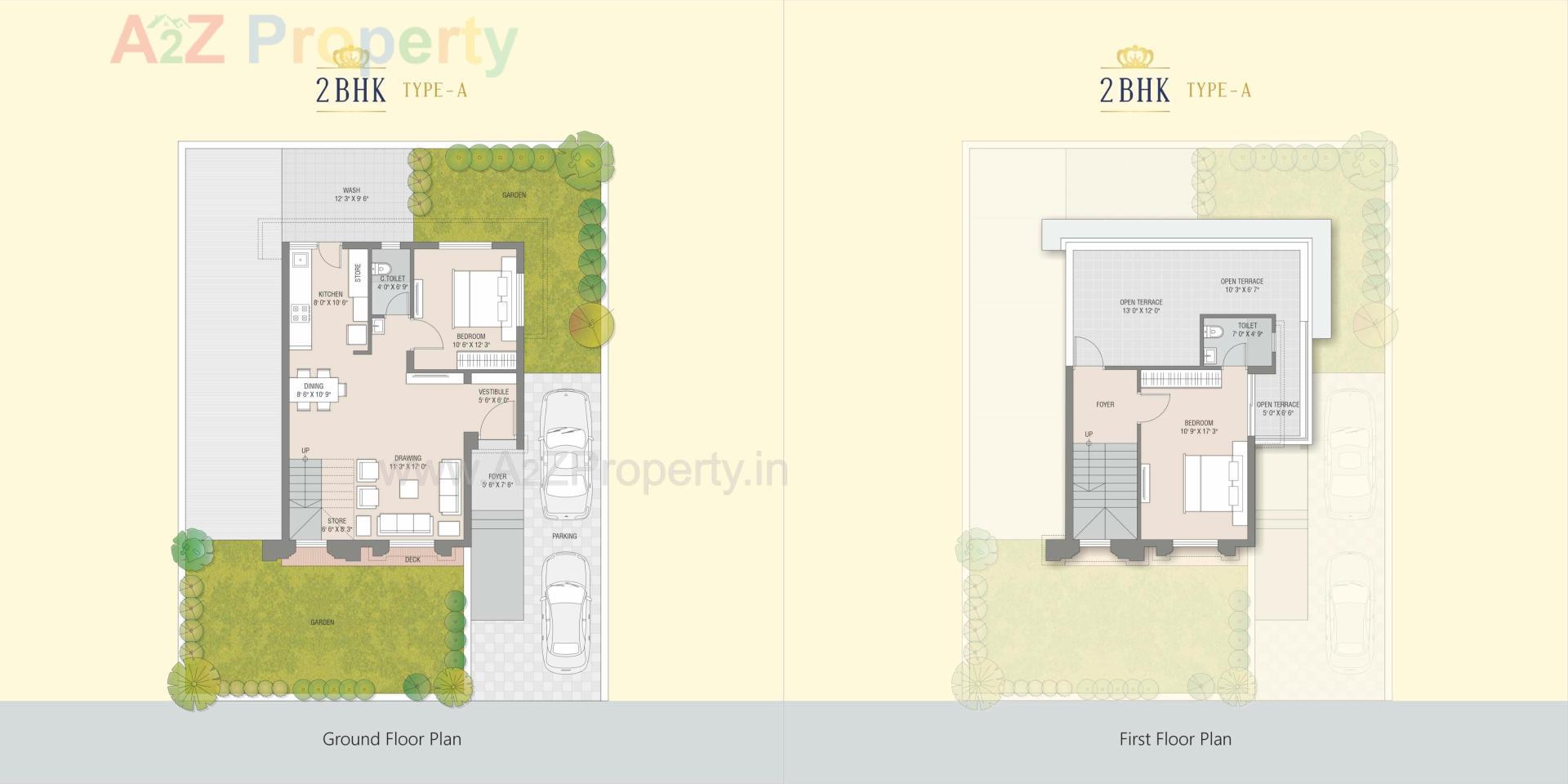 Layout of real estate project Coral Paradise located at Zundal, Gandhinagar, Gujarat