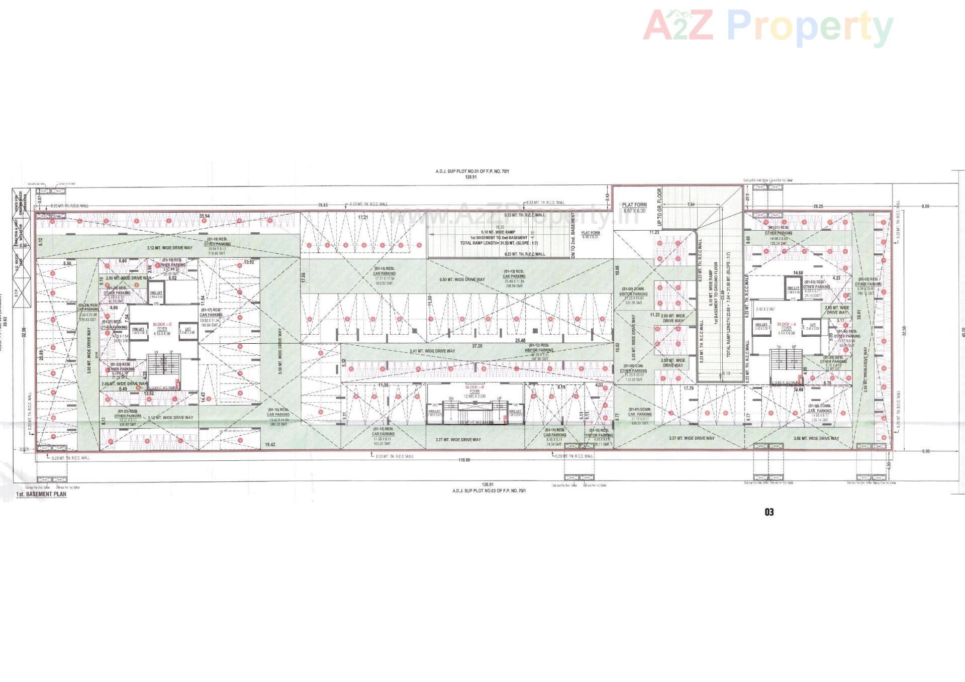 Layout of real estate project Dev Aashish The Gate located at Gandhinagar, Gandhinagar, Gujarat