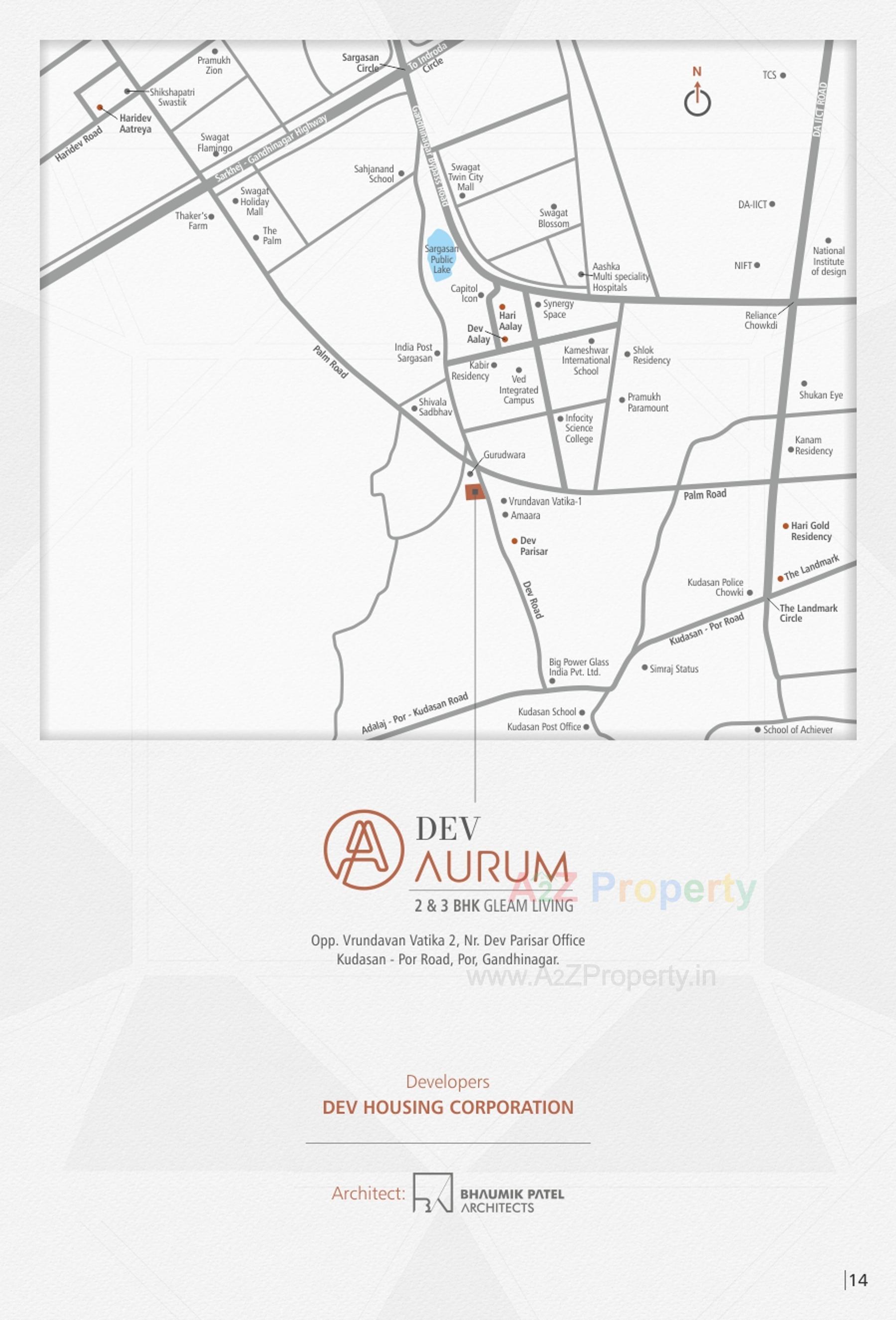  of real estate project Dev Aurum located at Por, Gandhinagar, Gujarat