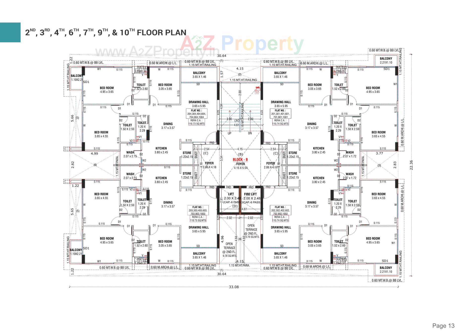 Layout of real estate project Dev Pinnacle located at Koteshawar, Gandhinagar, Gujarat