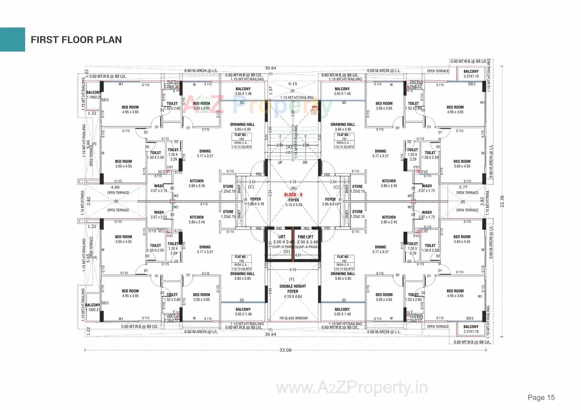 Layout of real estate project Dev Pinnacle located at Koteshawar, Gandhinagar, Gujarat