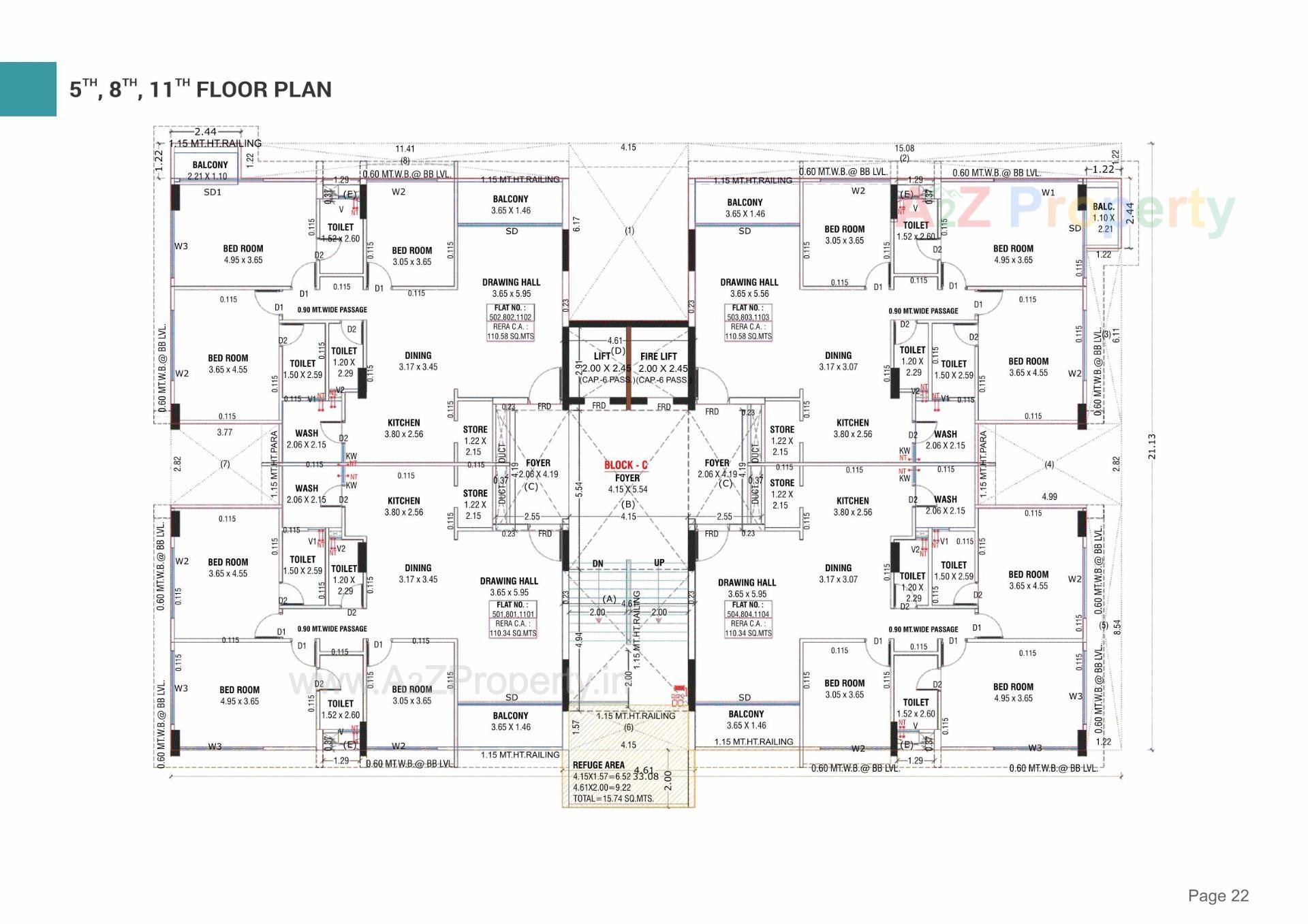 Layout of real estate project Dev Pinnacle located at Koteshawar, Gandhinagar, Gujarat