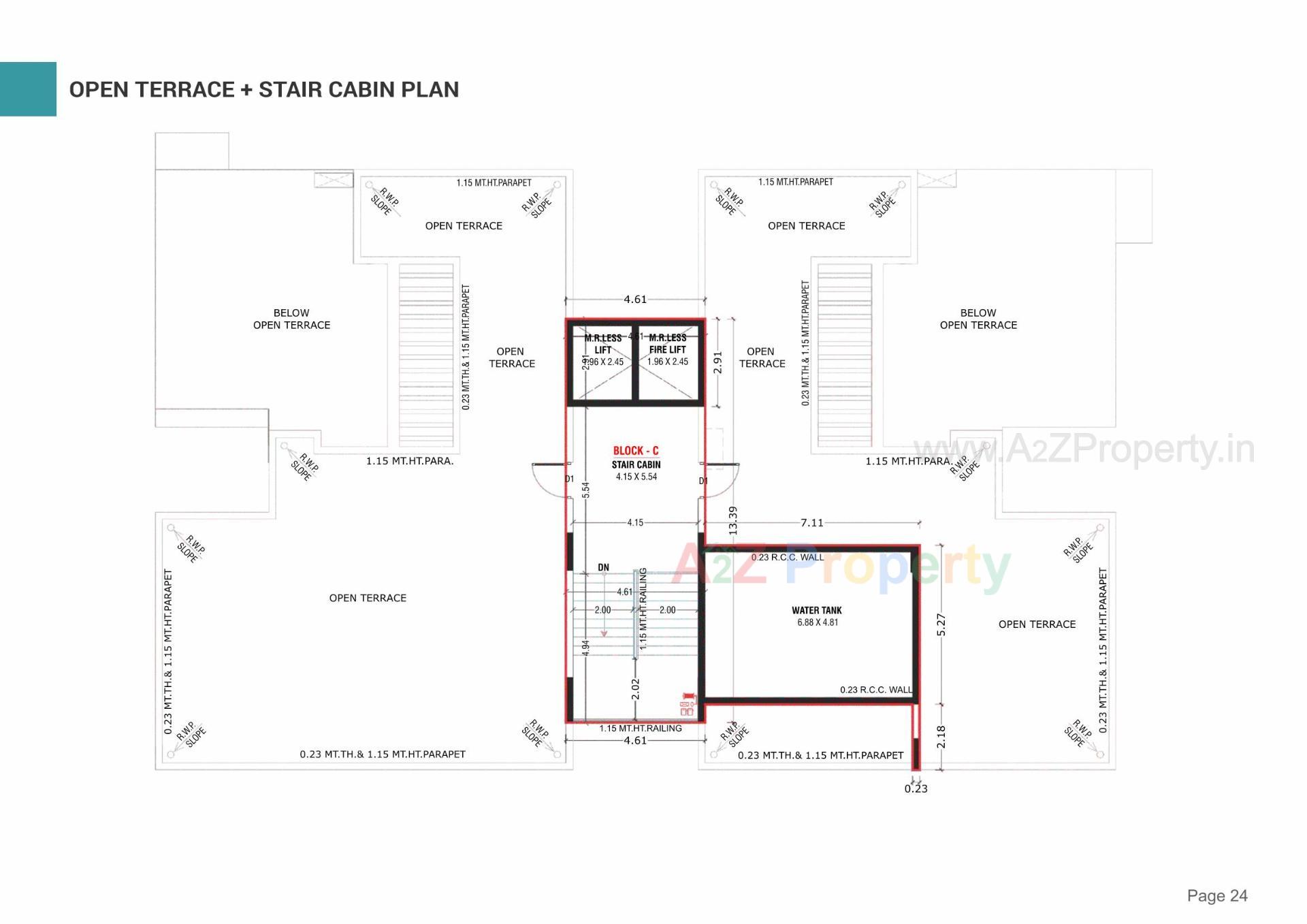 Layout of real estate project Dev Pinnacle located at Koteshawar, Gandhinagar, Gujarat